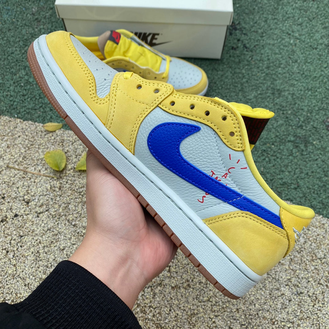 Nike Air Jordan 1 Retro Low OG SP Travis Scott Canary (Women's) DZ4137-700