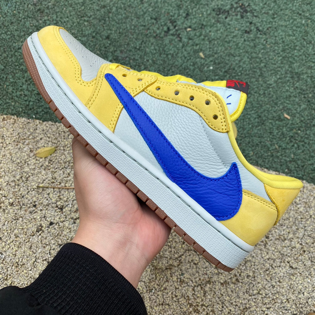 Nike Air Jordan 1 Retro Low OG SP Travis Scott Canary (Women's) DZ4137-700
