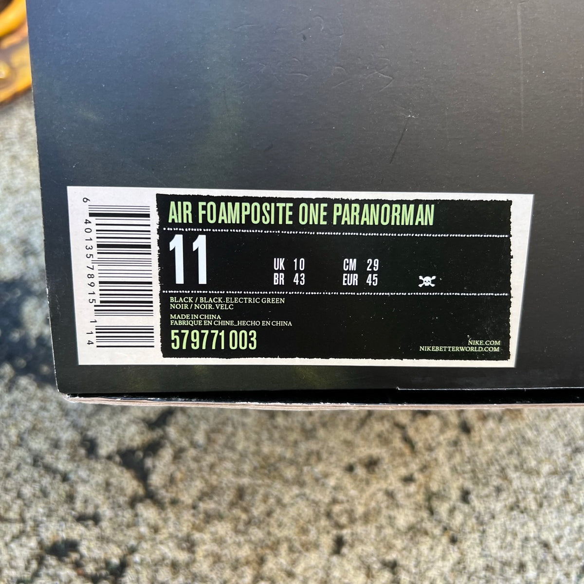 Nike Air Foamposite One ParaNorman 579771-003