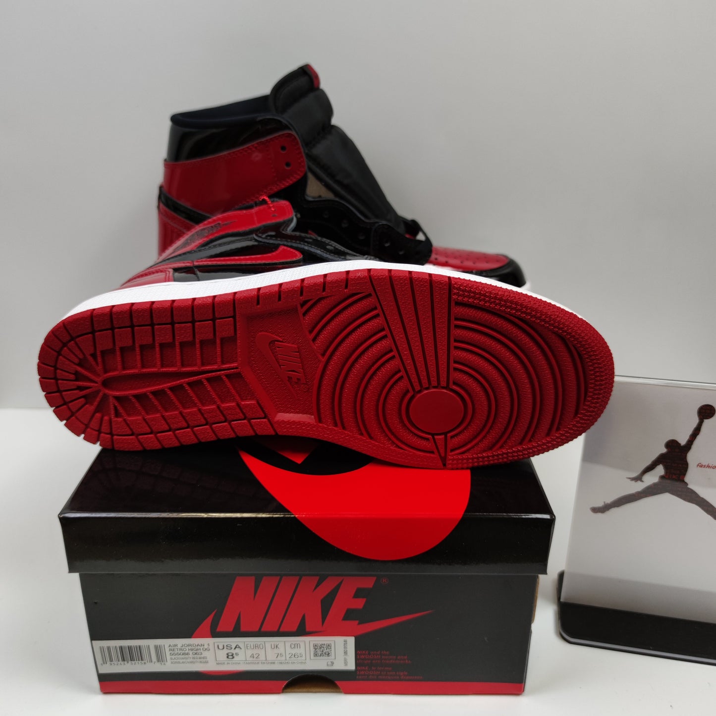 Air Jordan 1 Retro High OG "Patent Bred" 555088-063 - Nike x Jordan