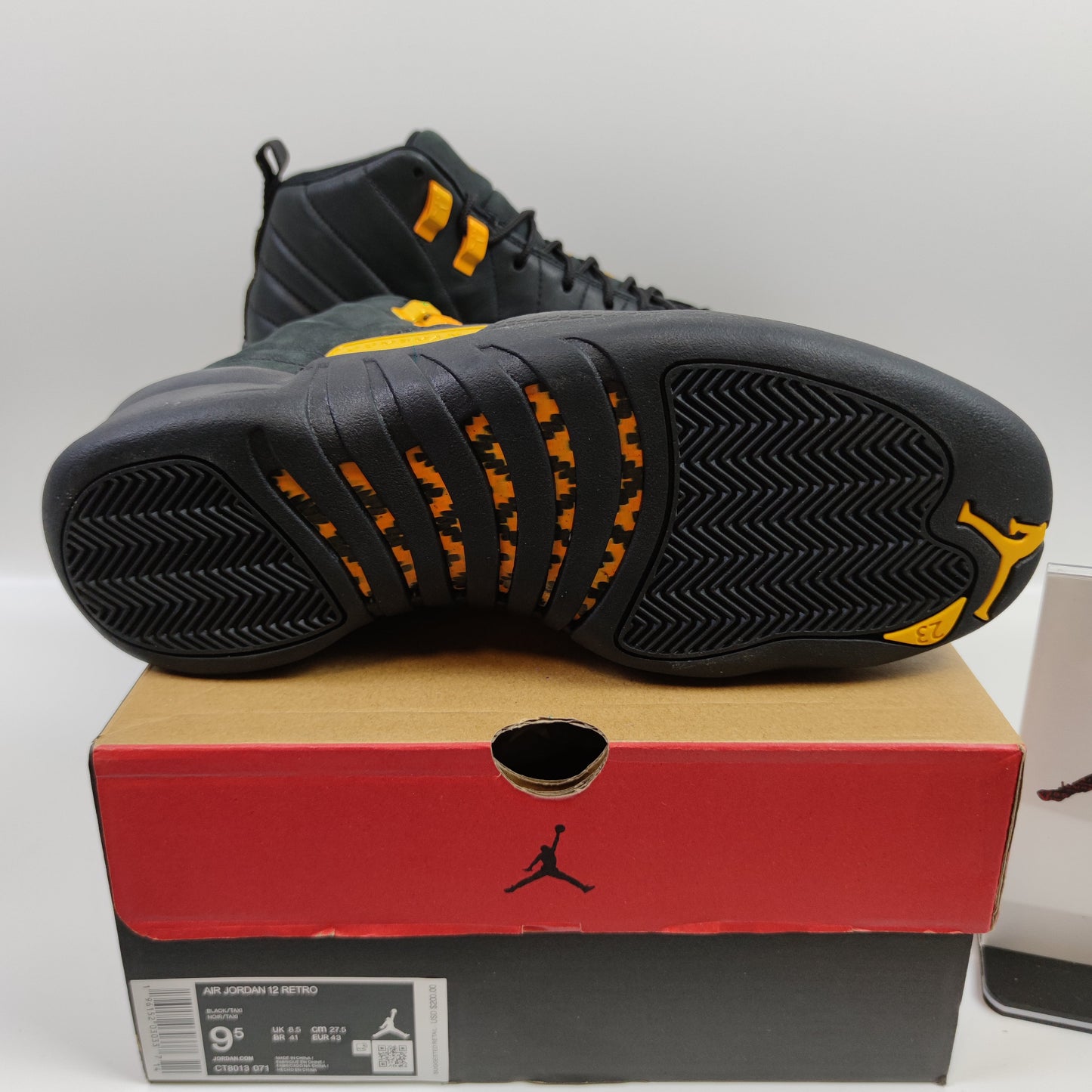 Air Jordan 12 Retro "Black Taxi" CT8013-071 - Nike x Jordan