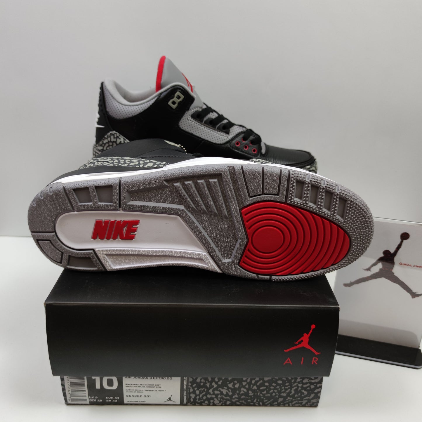 Air Jordan 3 Retro Black Cement 854262-001 - Nike x Jordan