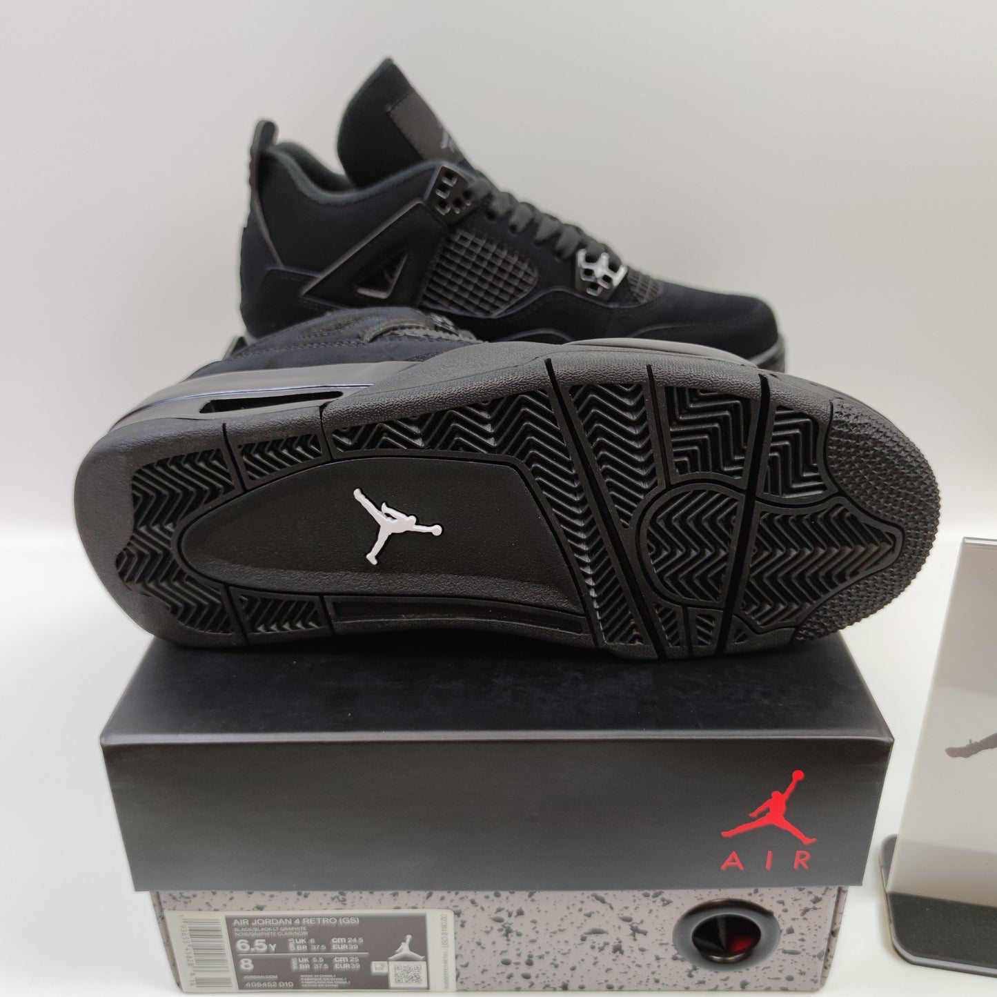 Air Jordan 4 "Black Cat" (GS) 408452-010 - Nike x Jordan