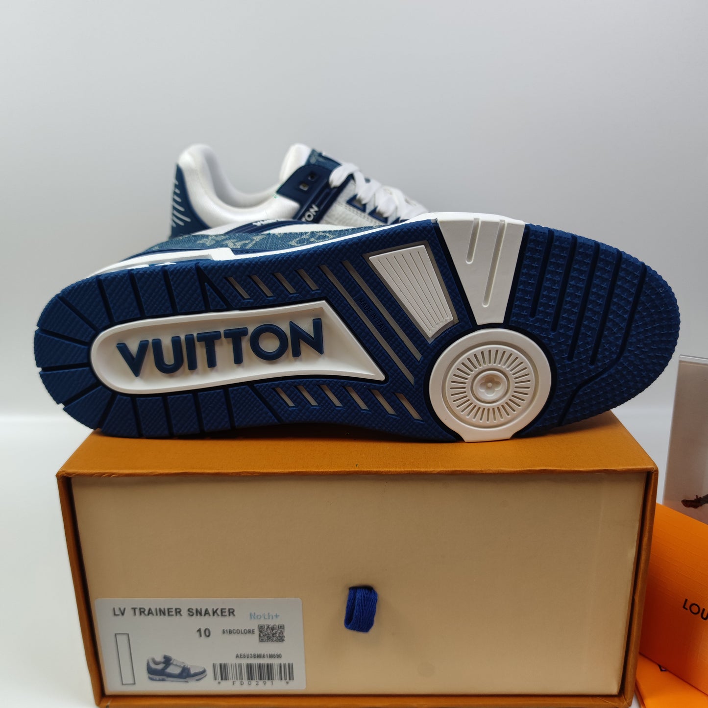Louis Vuitton Trainer White Blue 1A9JGZ - Nike x Jordan