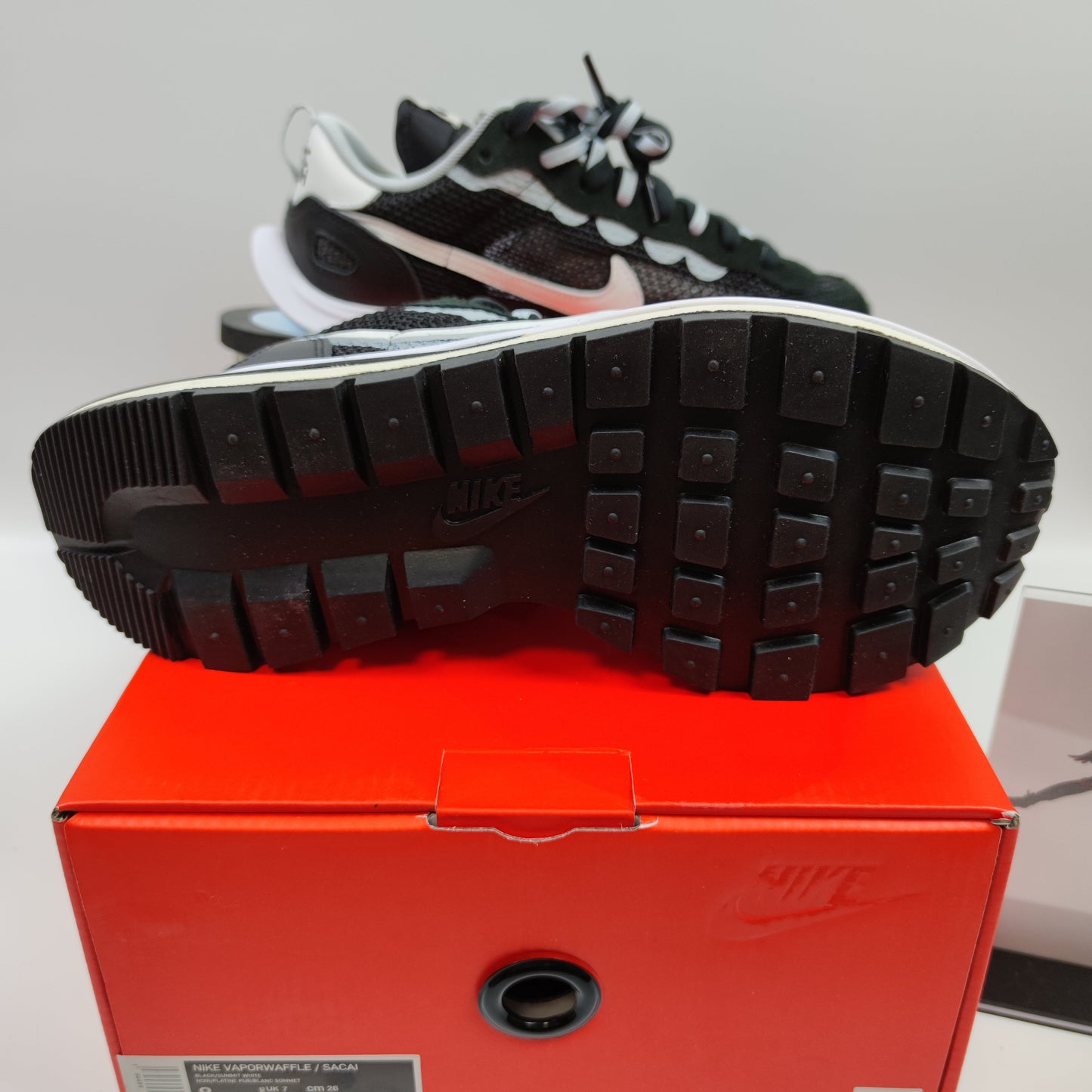 Sacai x Nike VaporWaffle "Black and White" CV1363-001 - Nike x Jordan