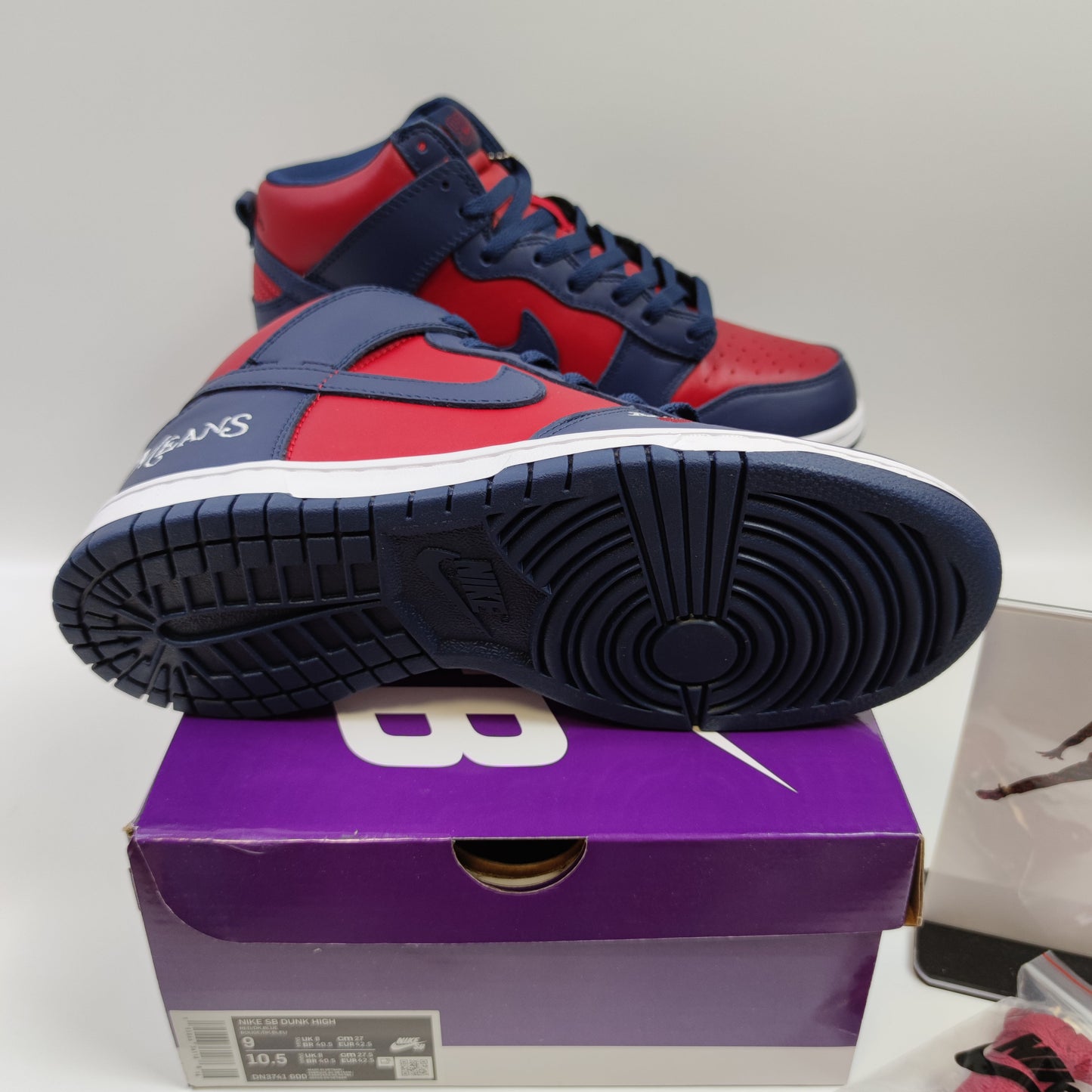 Supreme x Nike SB Dunk High "By Any Means" DN3741-600 - Nike x Jordan