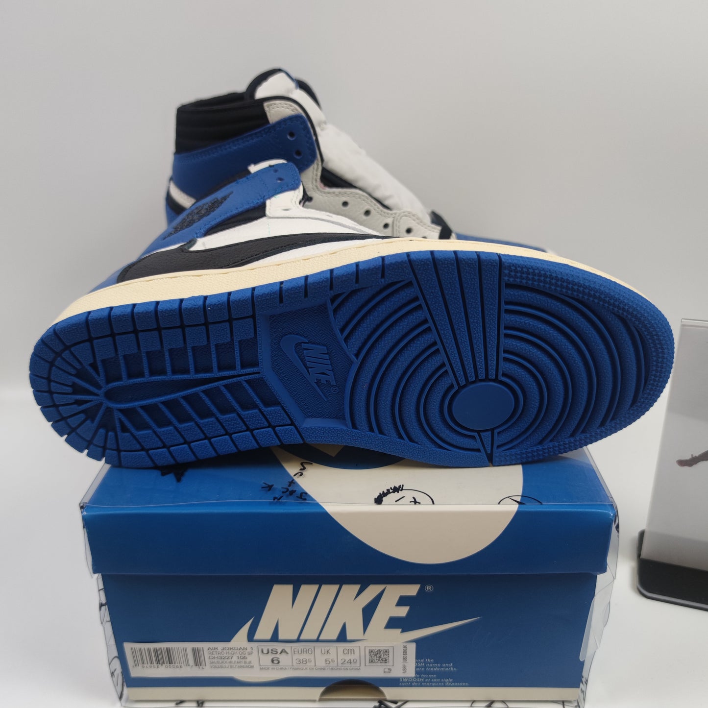 Travis Scott x Fragment x Air Jordan 1 High OG SP "Military Blue" DH3227-105 - Nike x Jordan