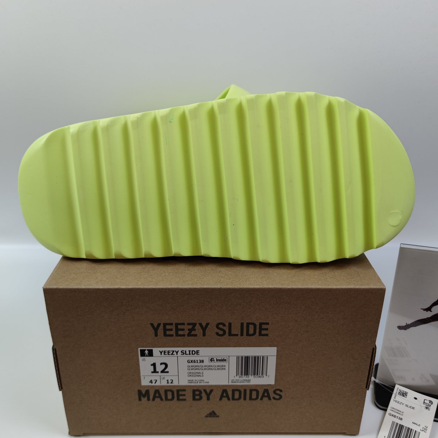 Adidas Originals Yeezy Slide "Glow Green" GX6138 - Nike x Jordan
