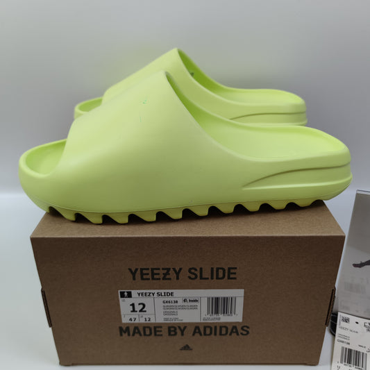 Adidas Originals Yeezy Slide "Glow Green" GX6138 - Nike x Jordan