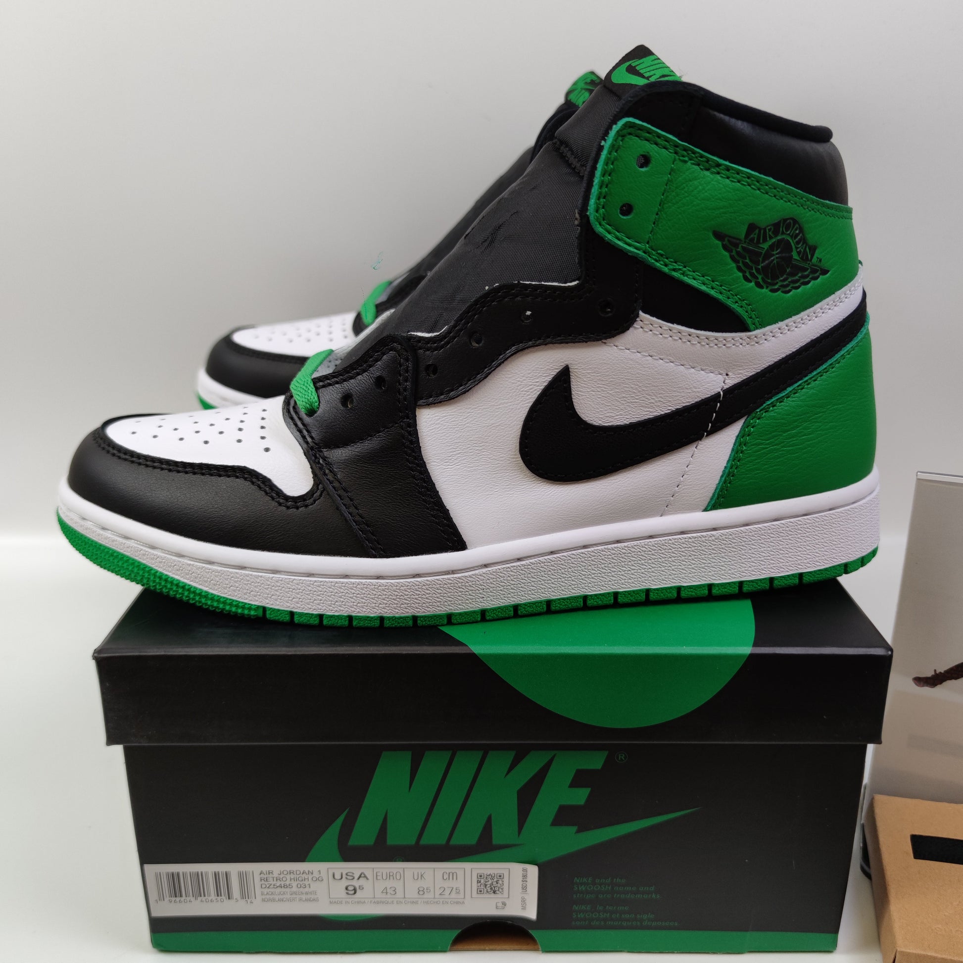 Air Jordan 1 High OG "Black and Lucky Green" DZ5485-031 - Fashion Sneaker1818
