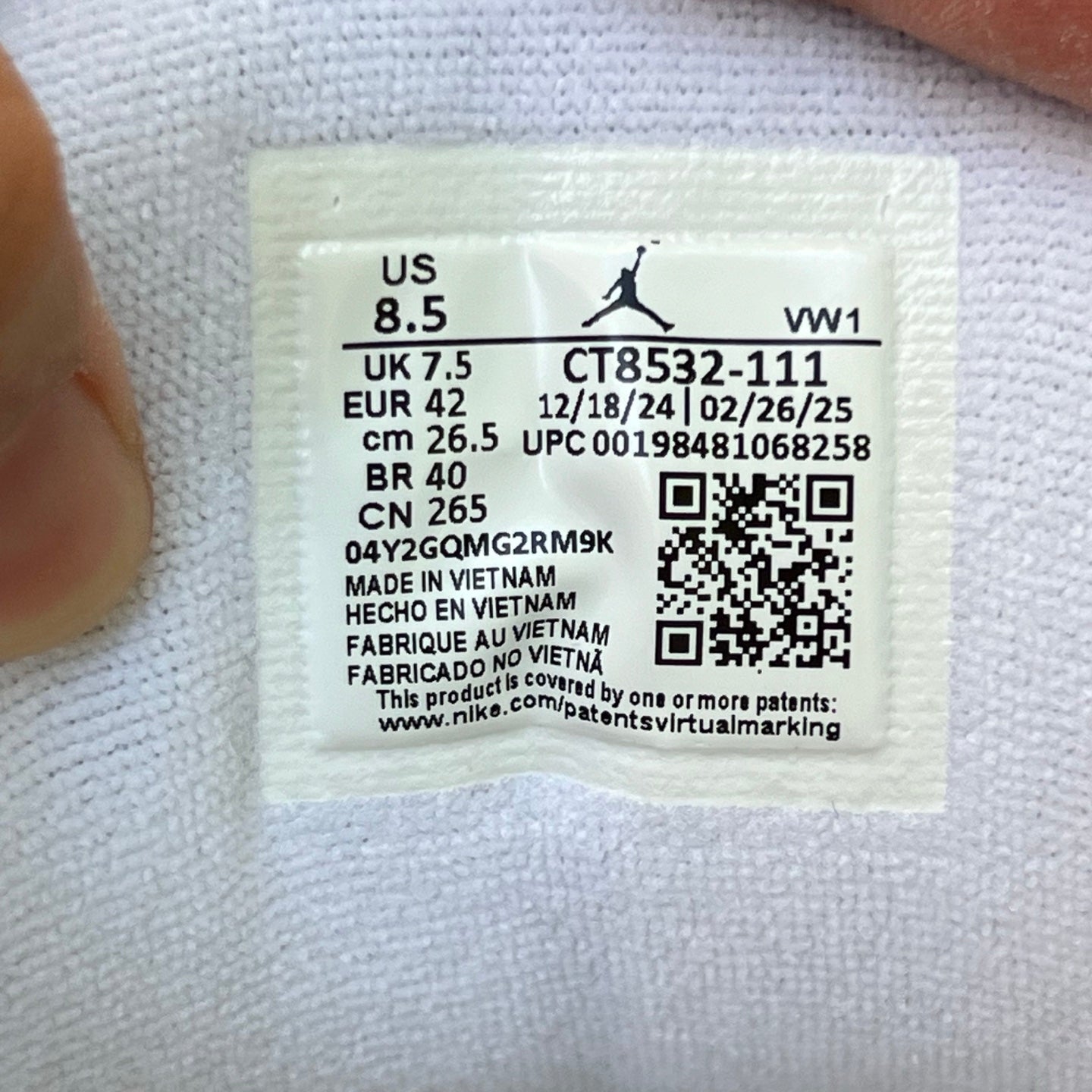Air Jordan 3 Retro "Pure Money" CT8532-111 - Nike x Jordan