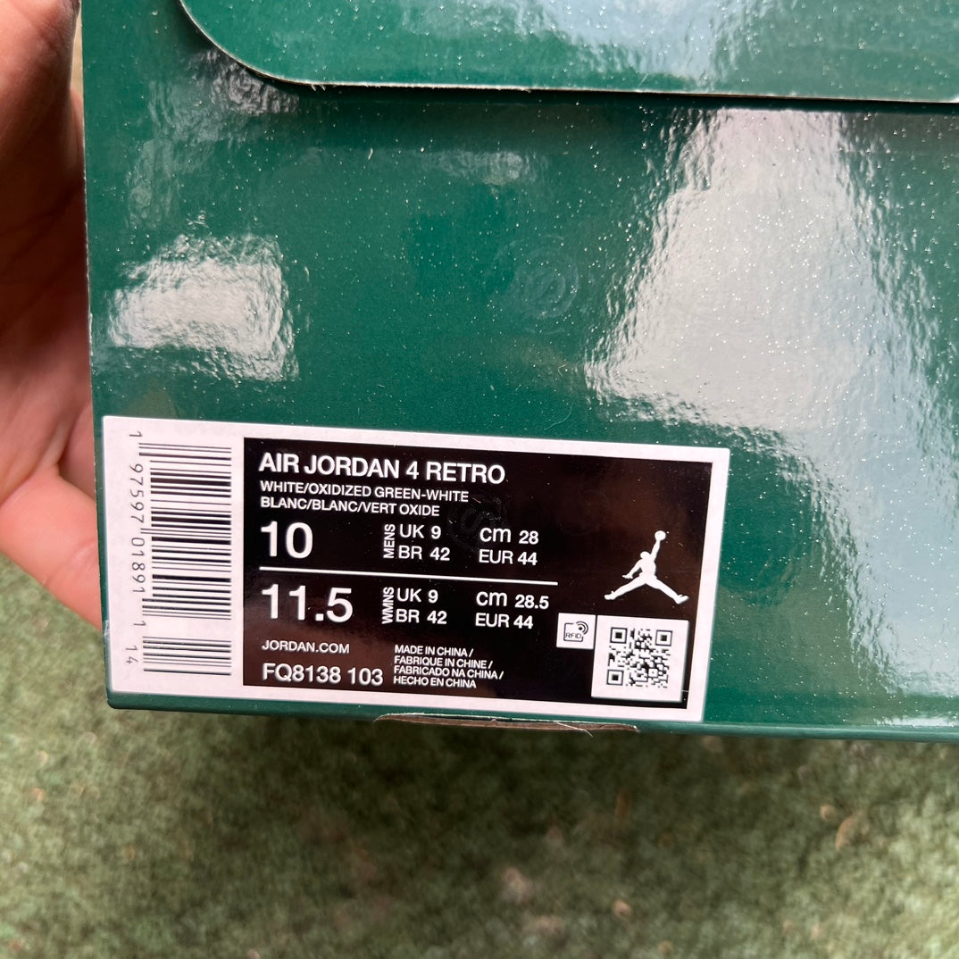 Air Jordan 4 Retro "Oxidized Green" FQ8138-103 - Nike x Jordan