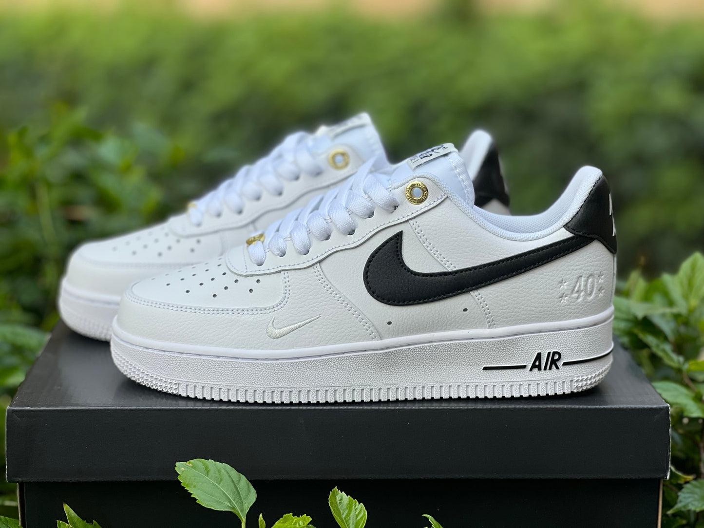 Nike Air Force 1 Low '07 LV8 40th Anniversary White Black DQ7658-100 - Nike x Jordan