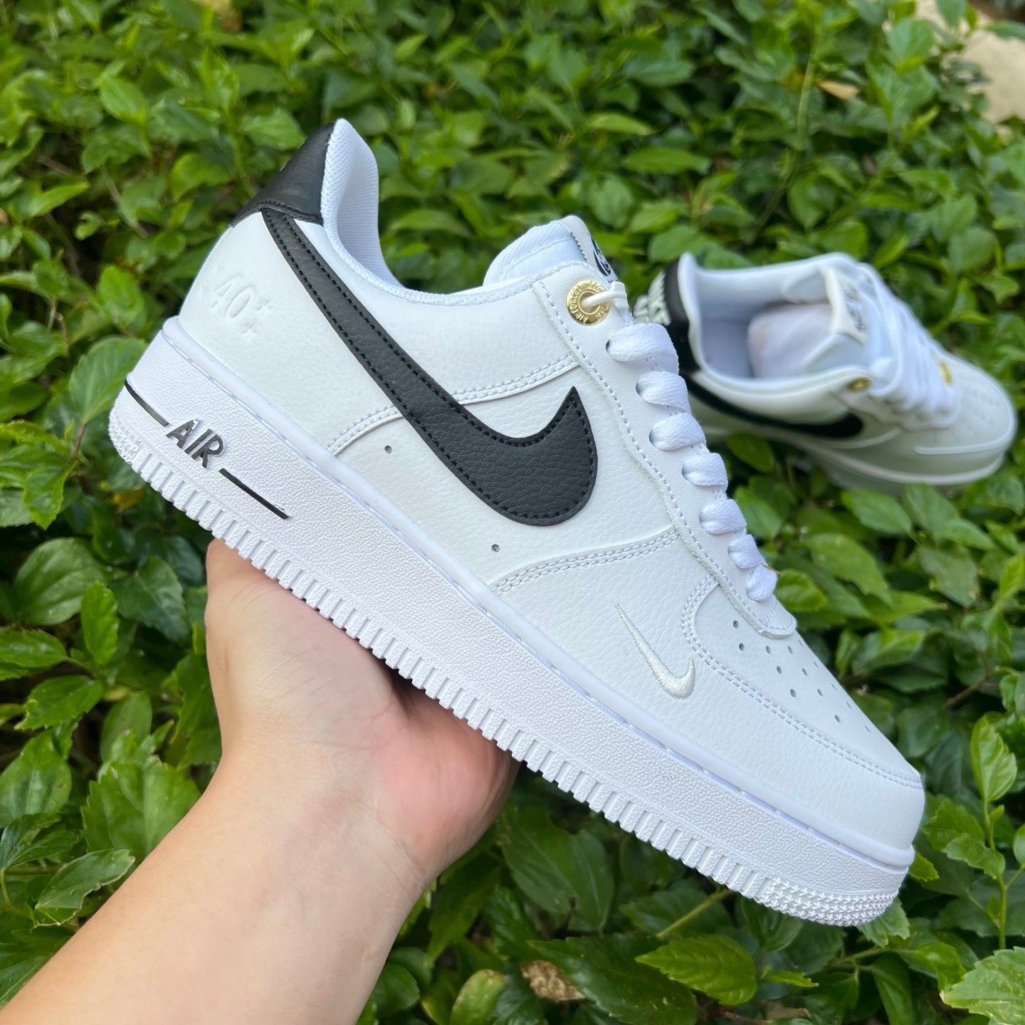 Nike Air Force 1 Low '07 LV8 40th Anniversary White Black DQ7658-100 - Nike x Jordan