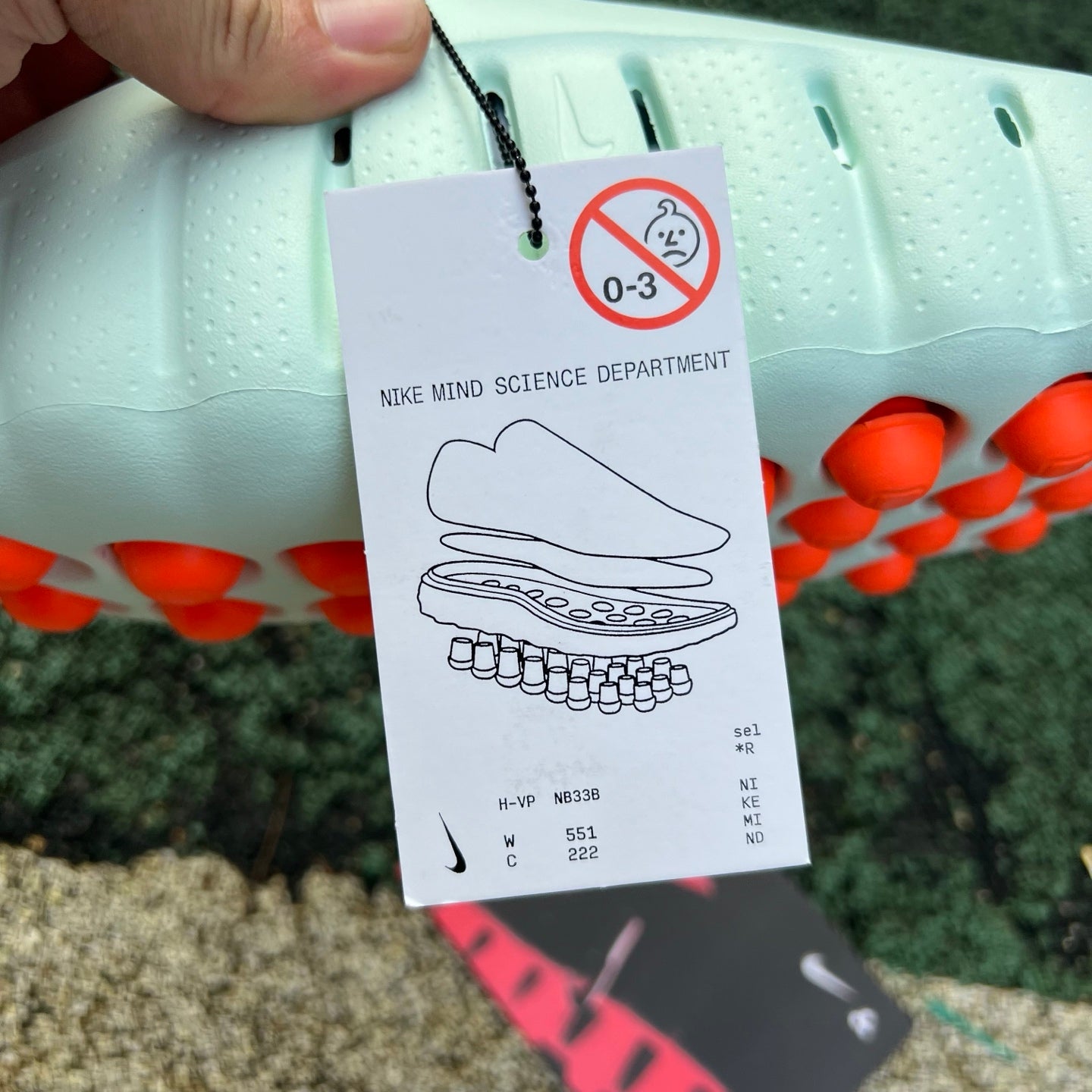 Nike x Jordan Mind 001 slide in barely green featuring a cushioned slide sandal with Nike and Jordan branding.