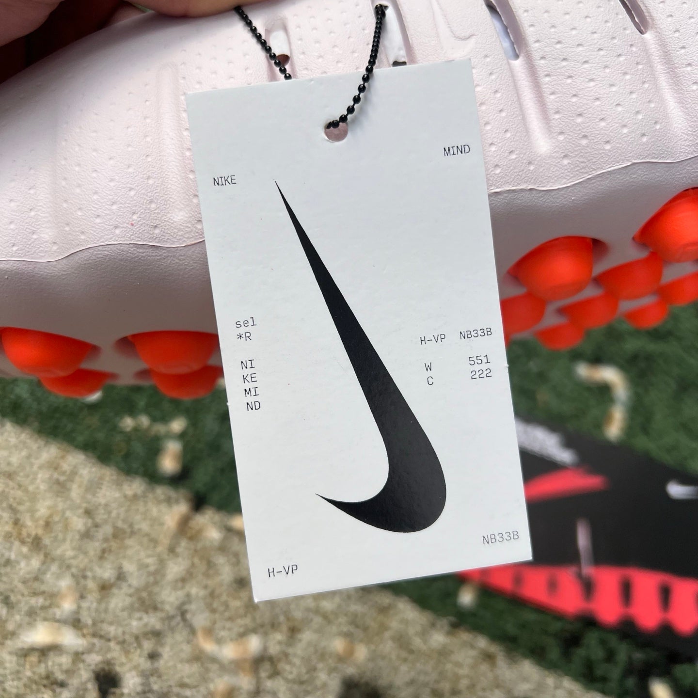 Nike x Jordan Mind 001 Slide in Pearl Pink, featuring comfortable design and branded straps, ideal for casual wear.