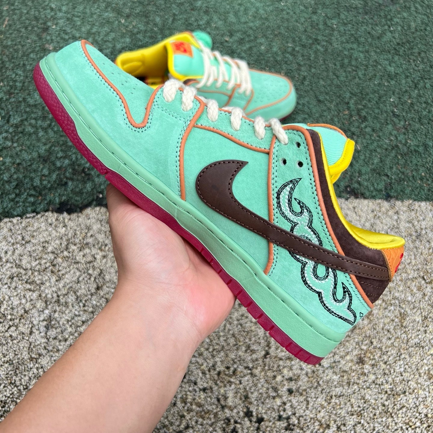 Nike SB Dunk Low "Shenron" HF3058-300 - Nike x Jordan