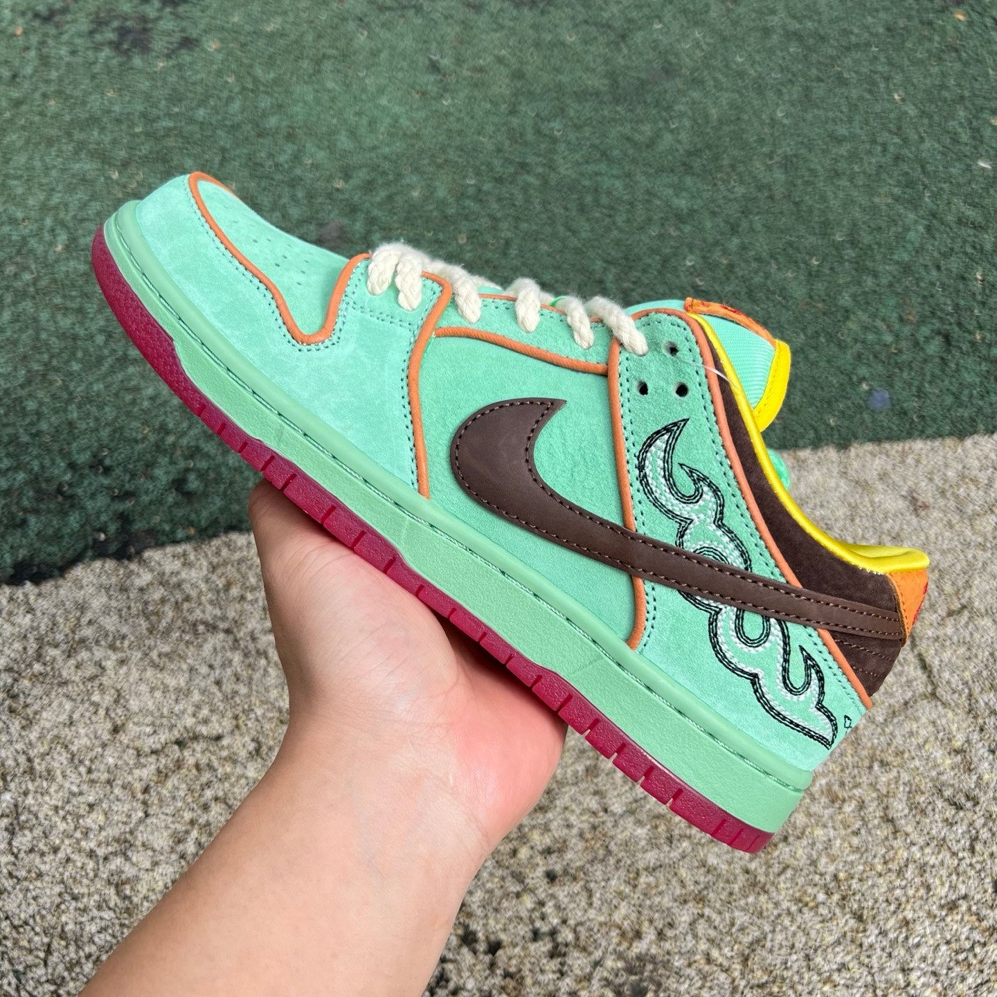 Nike SB Dunk Low "Shenron" HF3058-300 - Nike x Jordan