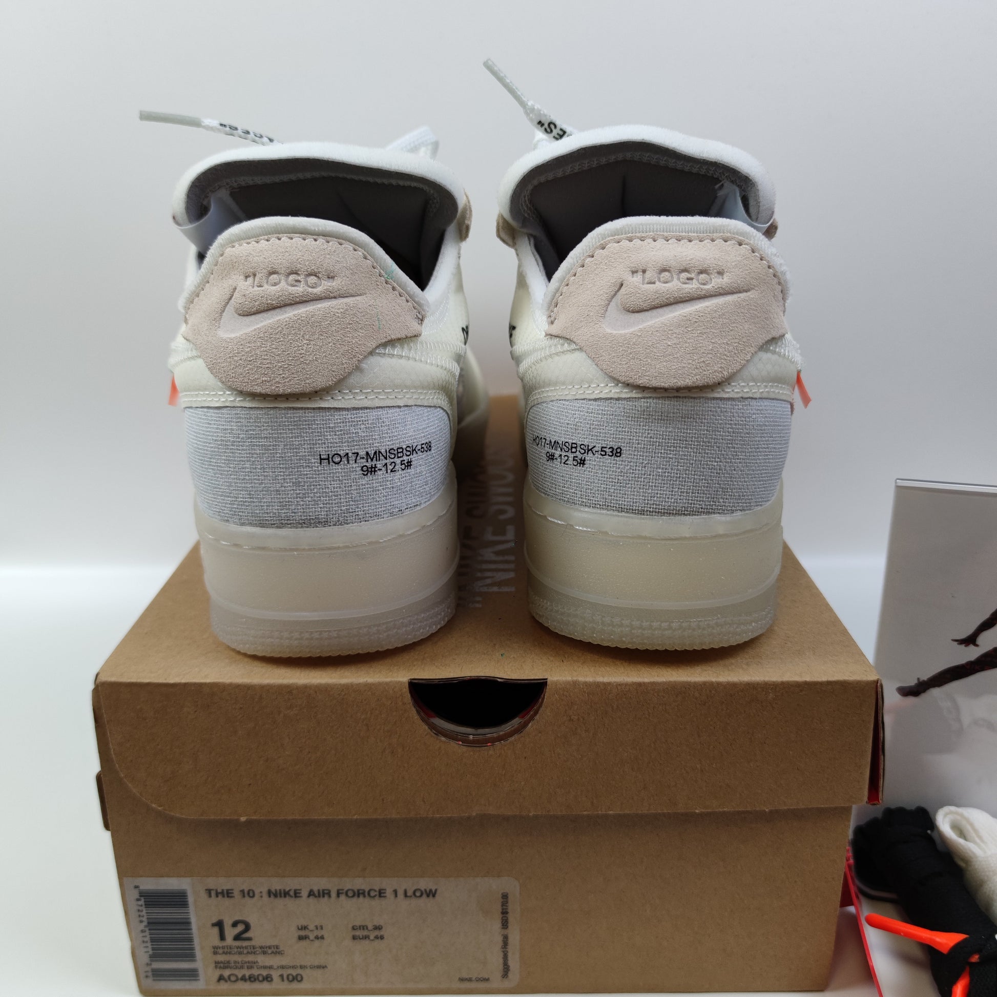Off-White x Nike Air Force 1 Low Virgil The Ten AO4606-100 - Nike x Jordan