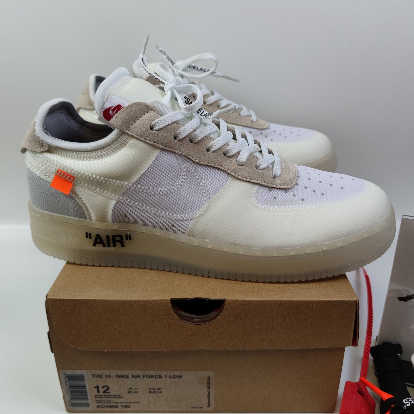Off-White x Nike Air Force 1 Low Virgil The Ten AO4606-100 - Nike x Jordan