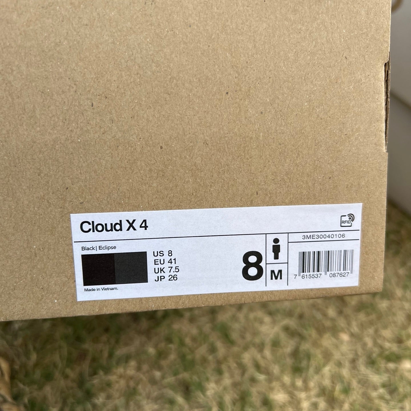 On Running Cloud X 4 Black Eclipse 3ME30040106 - Nike x Jordan