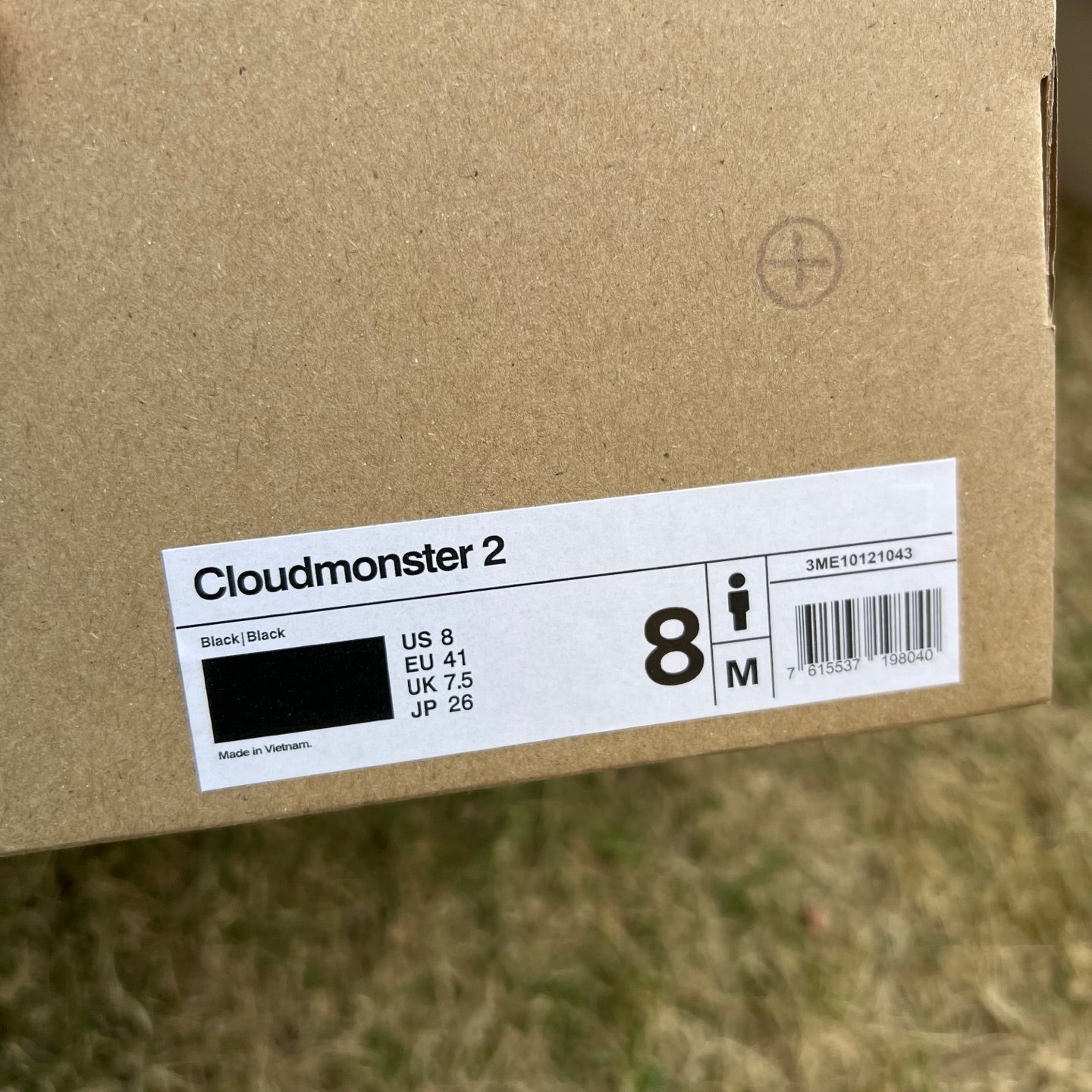 On Running Cloudmonster 2 Black Eclipse 3ME10121043 - Nike x Jordan