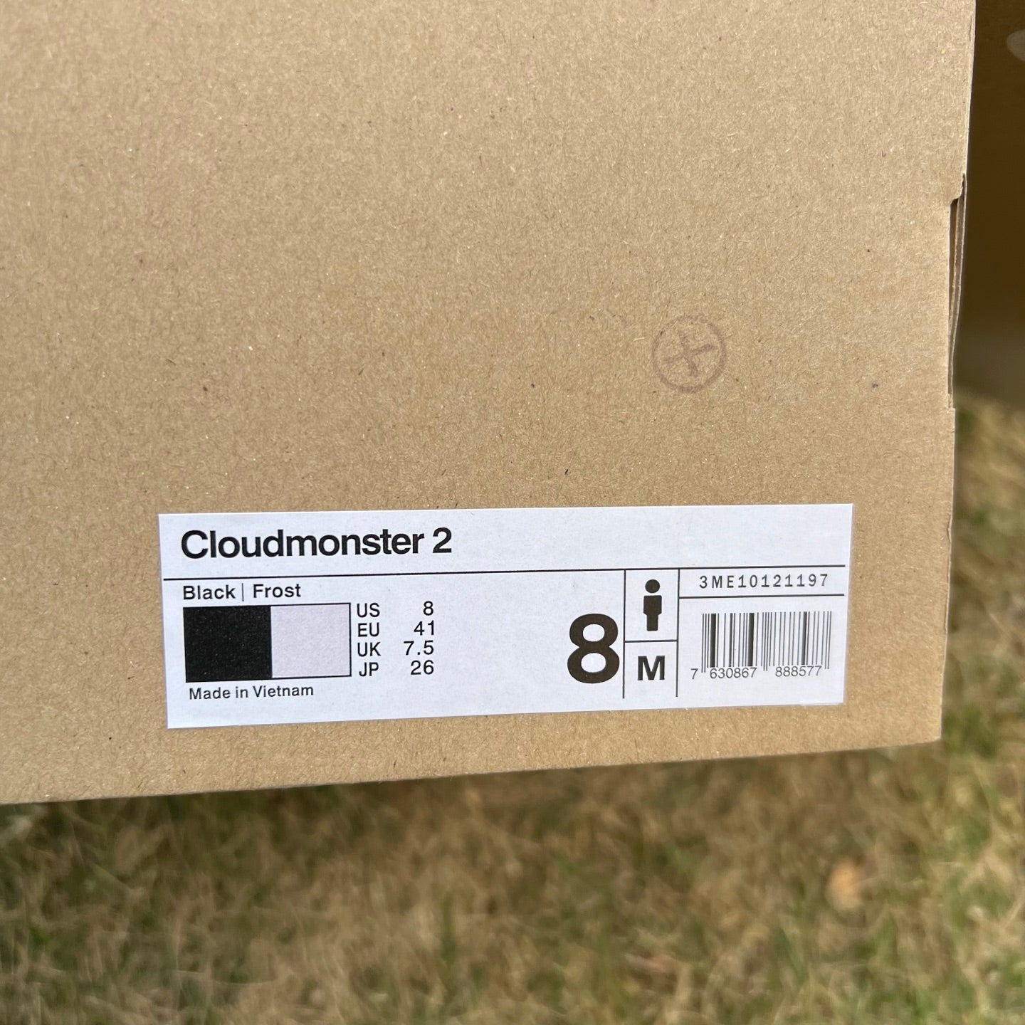 On Running Cloudmonster 2 Black Frost 3ME10121197 - Nike x Jordan