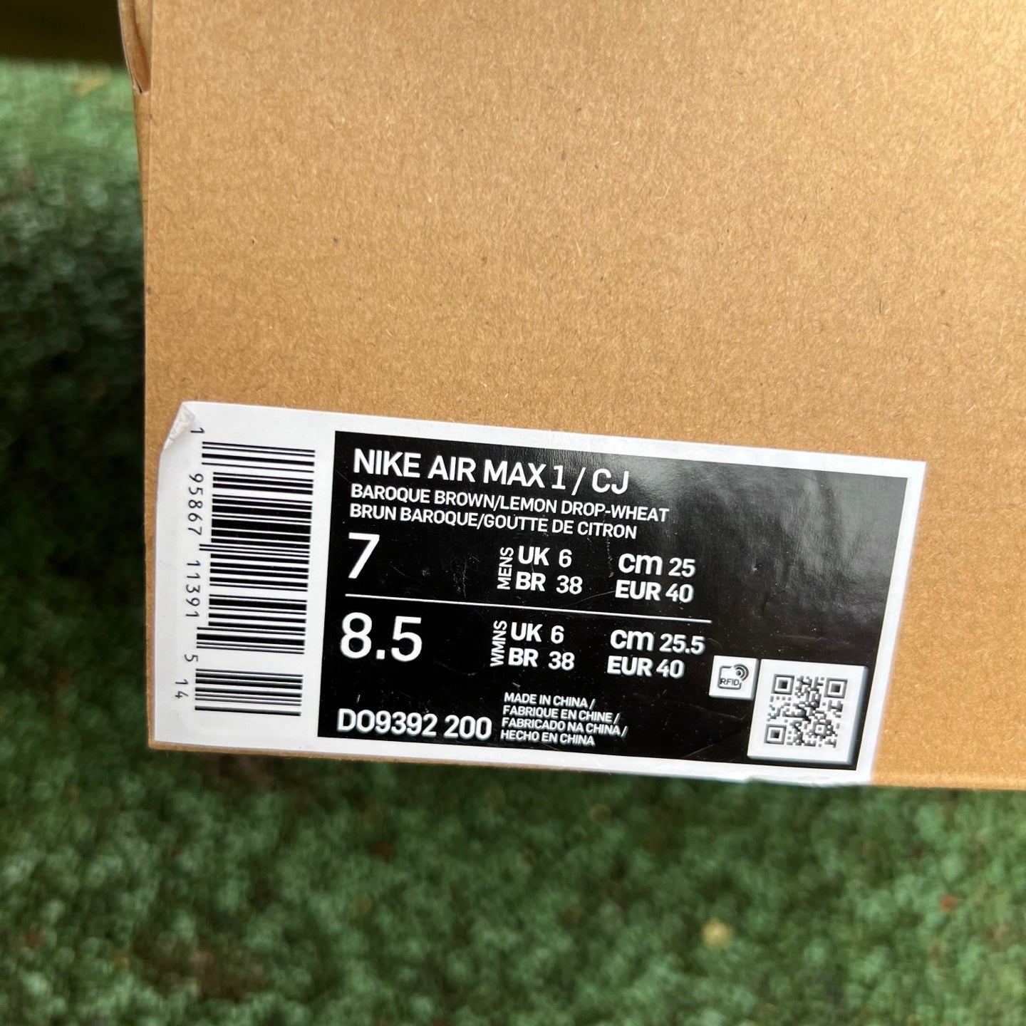 Travis Scott x Nike Air Max 1 "baroque brown" DO9392-200 - Nike x Jordan