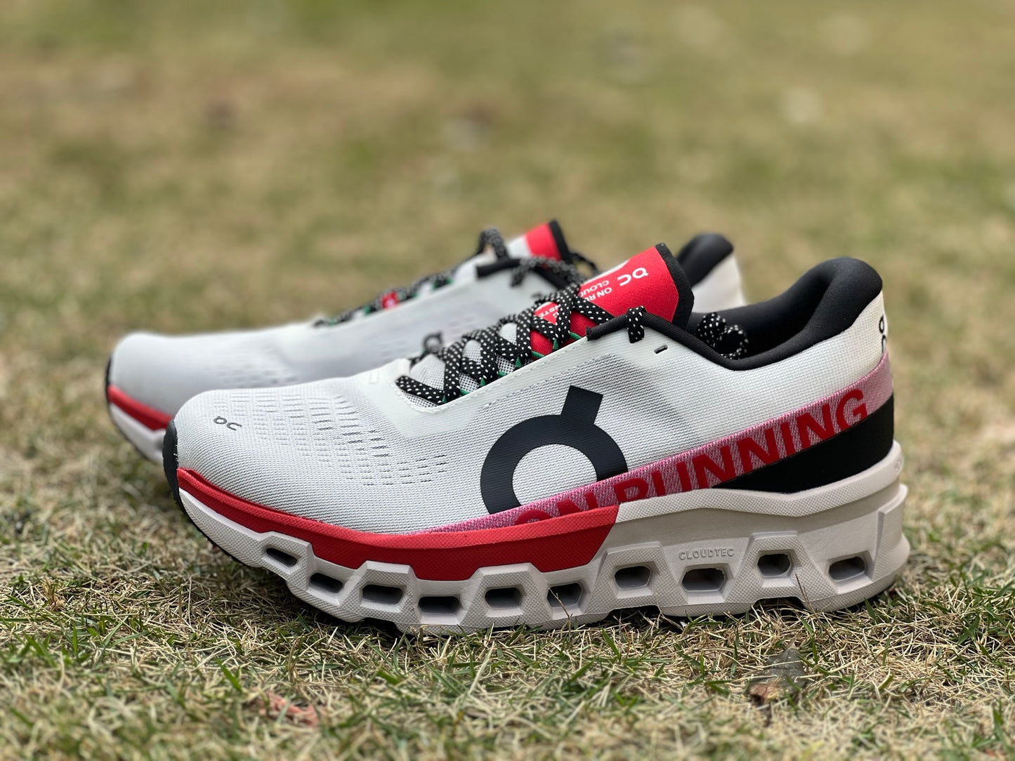 On Running Cloudmonster 2 Ivory Silver Red 3ME10122906 - Nike x Jordan