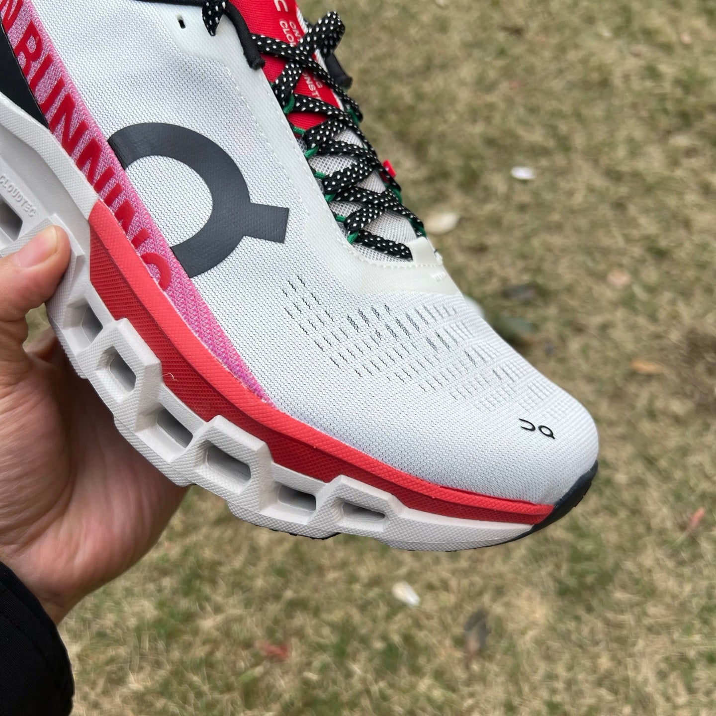 On Running Cloudmonster 2 Ivory Silver Red 3ME10122906 - Nike x Jordan