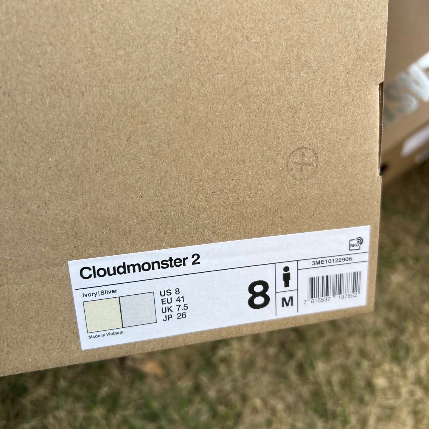 On Running Cloudmonster 2 Ivory Silver Red 3ME10122906 - Nike x Jordan
