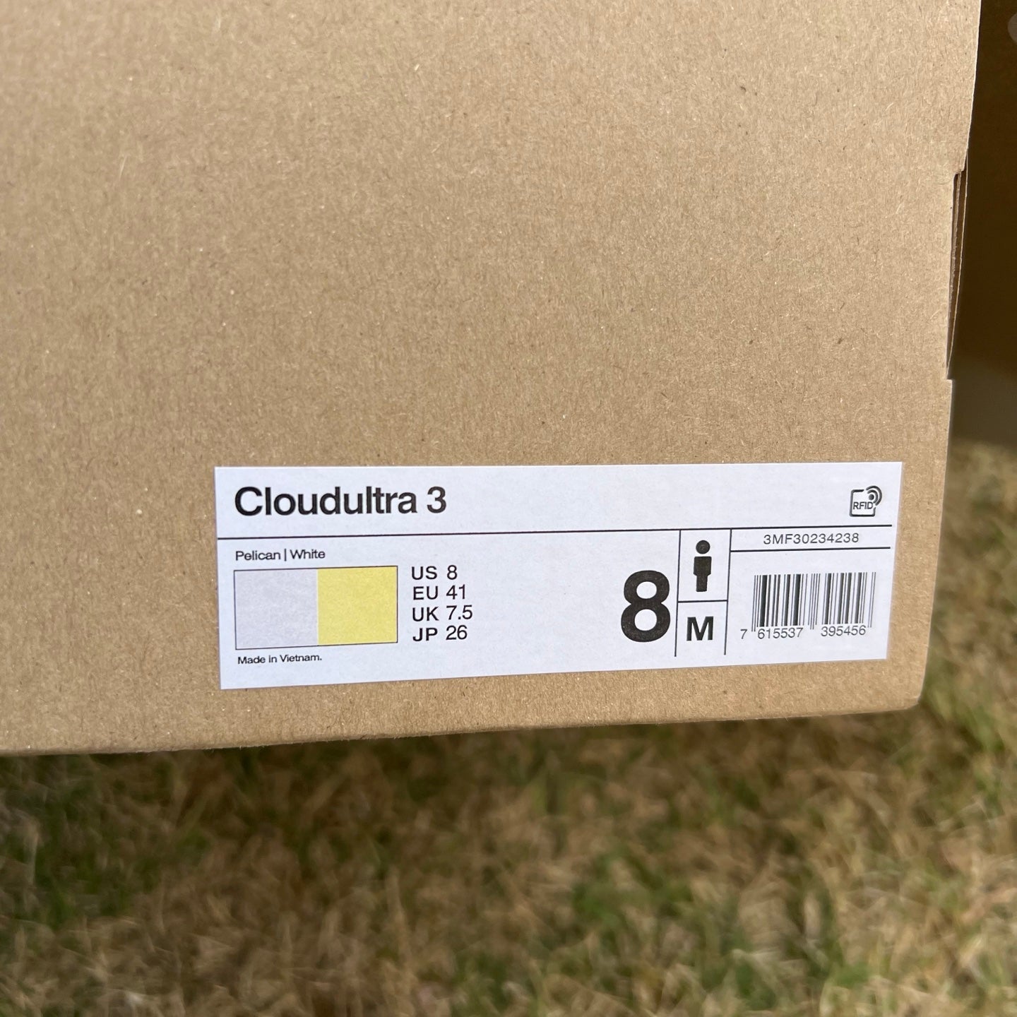 On Running Cloudultra 3 Pelican White 3MF30234238 - Nike x Jordan