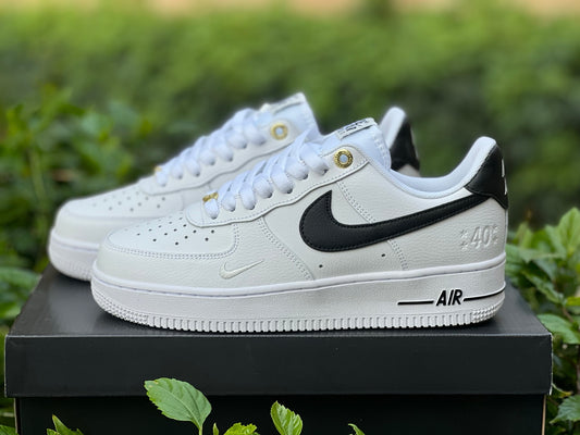 Nike Air Force 1 Low '07 LV8 40th Anniversary White Black DQ7658-100 - Nike x Jordan