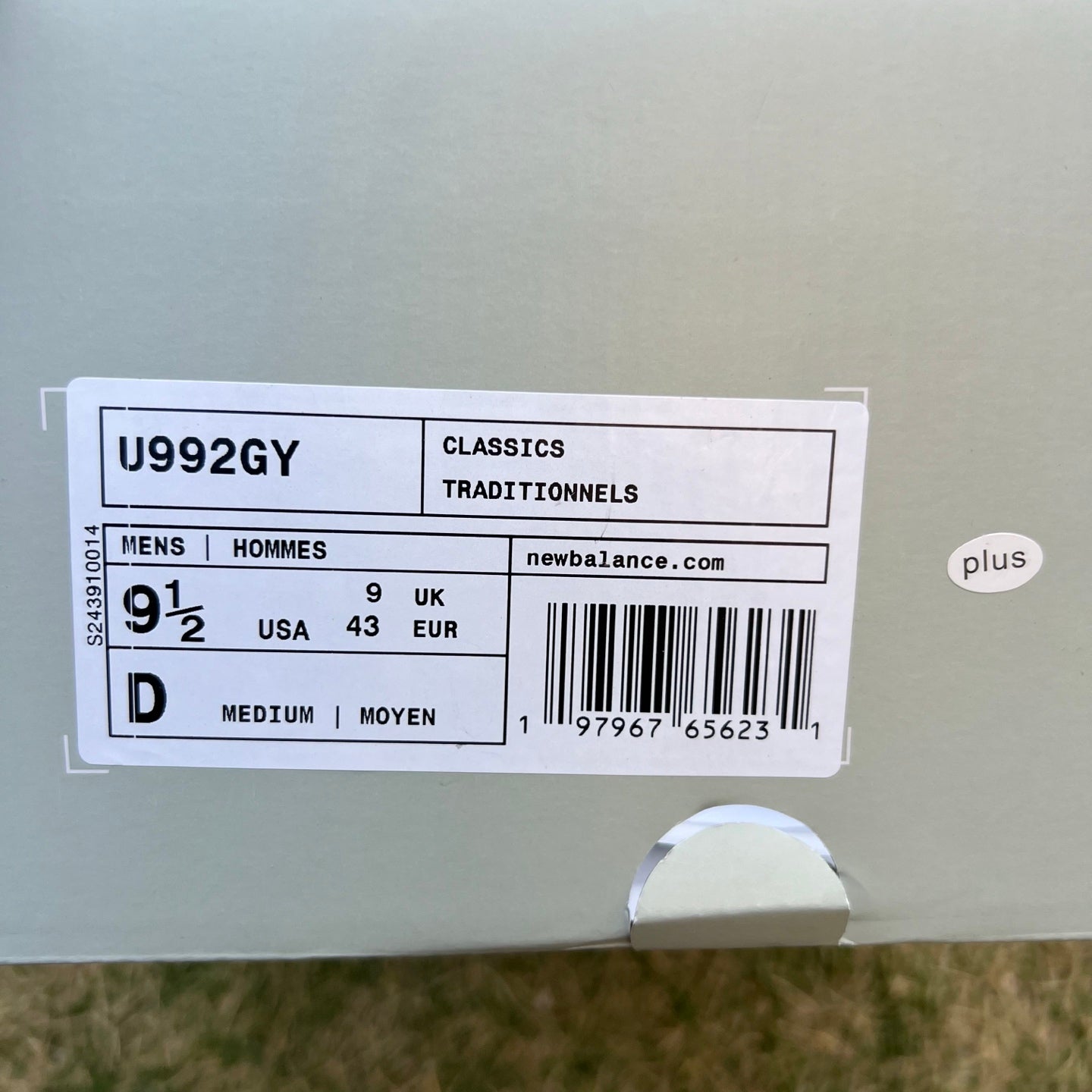 New Balance 992 MiUSA Grey Silver Metallic U992GY - Nike x Jordan