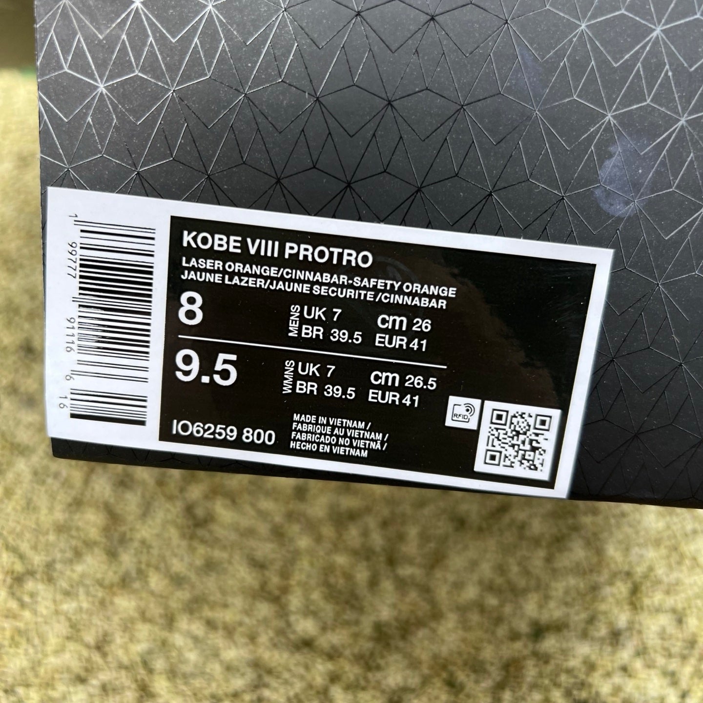 Nike Kobe 8 Protro Shanghai Fireworks 2026 IO6259-800