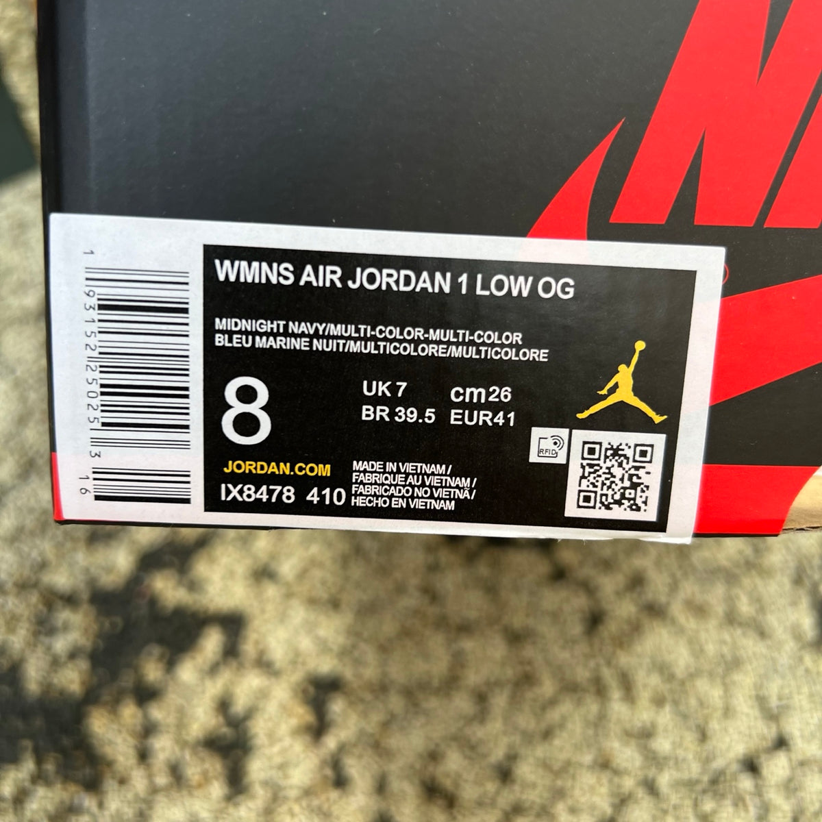 Air Jordan 1 Retro Low OG Howard University Bison IX8478-410