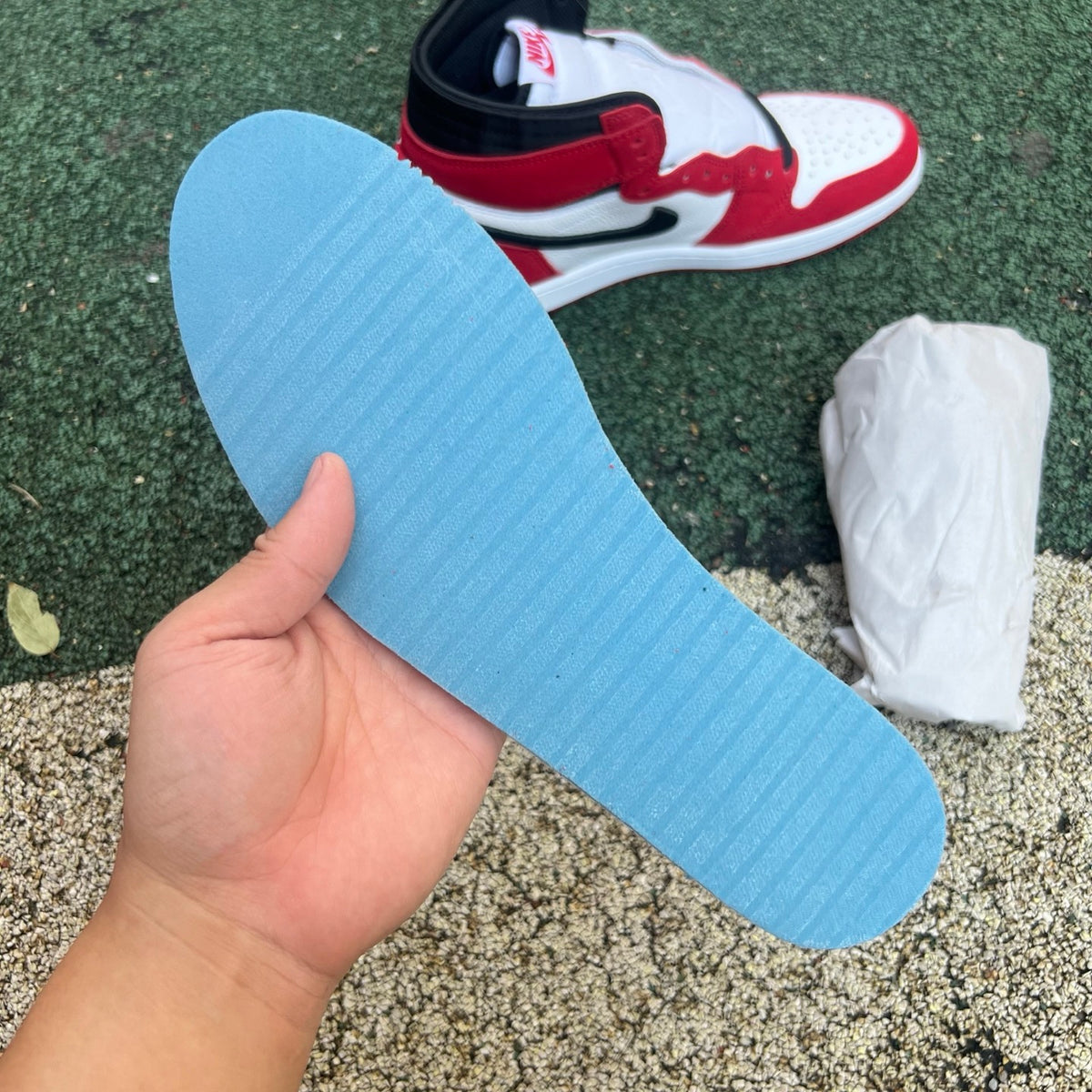 Nike Air Jordan 1 Retro High OG SP Fragment x Travis Scott sneaker, featuring signature design and premium materials.