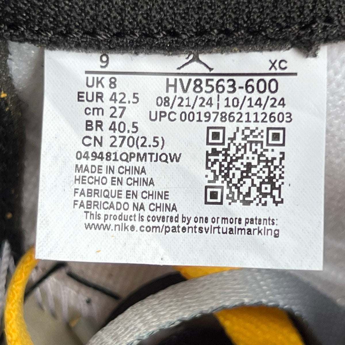 Nike Air Jordan 1 Retro High OG SP Union LA Chicago Shadow sneakers in black, red, and gray leather with Nike and Jordan branding