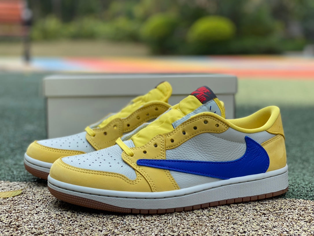 Nike Air Jordan 1 Retro Low OG SP Travis Scott Canary (Women's) DZ4137-700