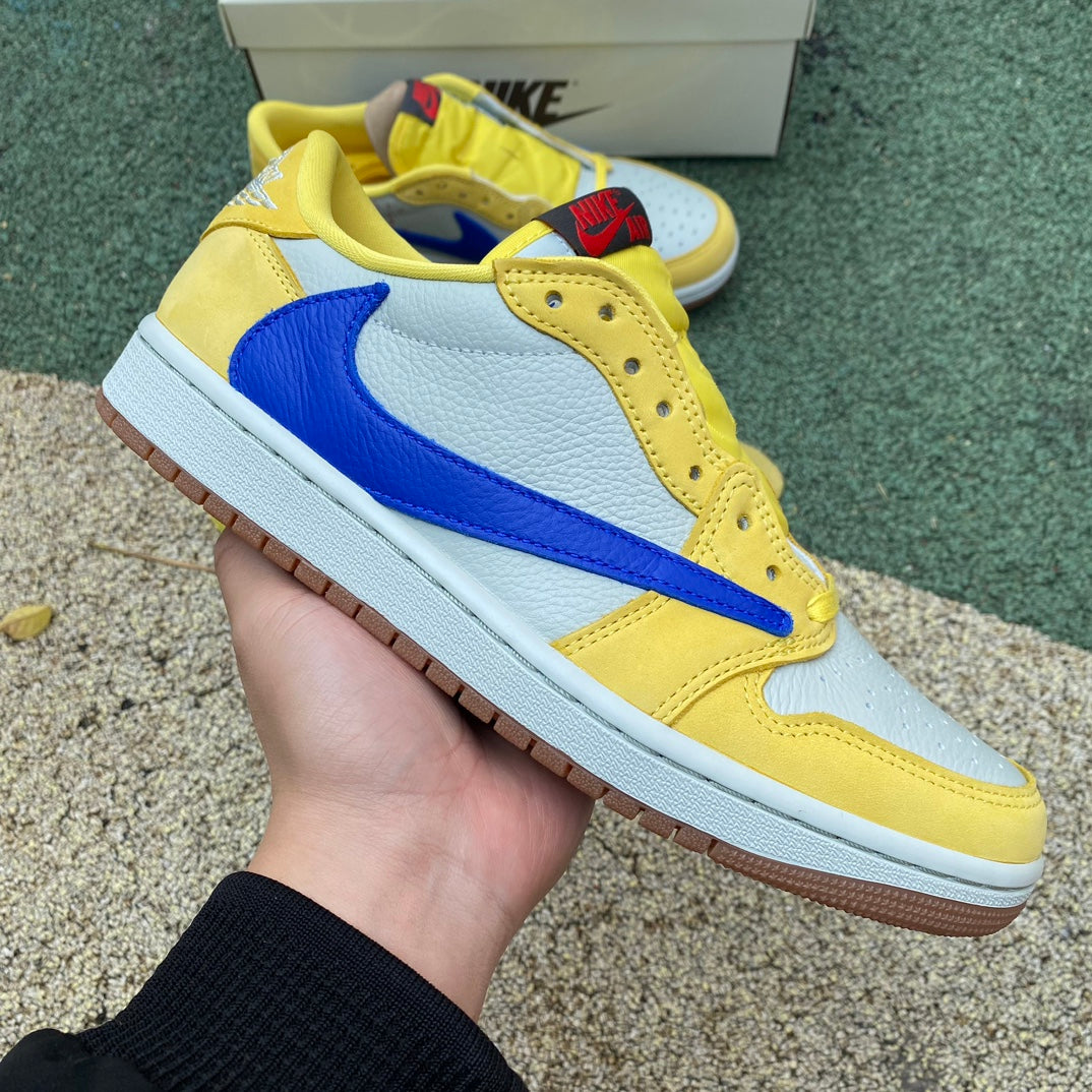Nike Air Jordan 1 Retro Low OG SP Travis Scott Canary (Women's) DZ4137-700