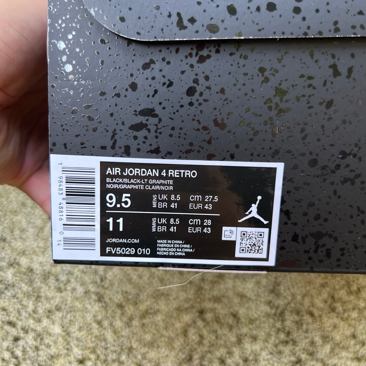 Nike Air Jordan 4 Retro Black Cat (2025) FV5029-010