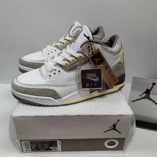 A Ma Maniére x Air Jordan 3 Retro SP "Medium Grey" DH3434-110 - Nike x Jordan