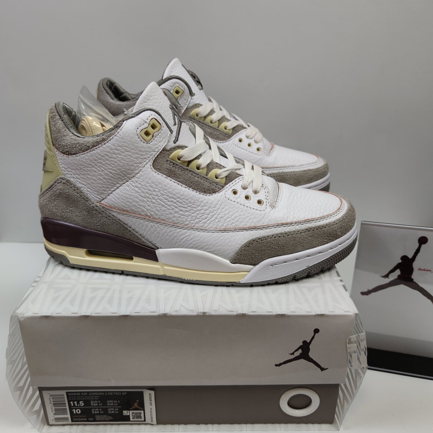 A Ma Maniére x Air Jordan 3 Retro SP "Medium Grey" DH3434-110 - Nike x Jordan