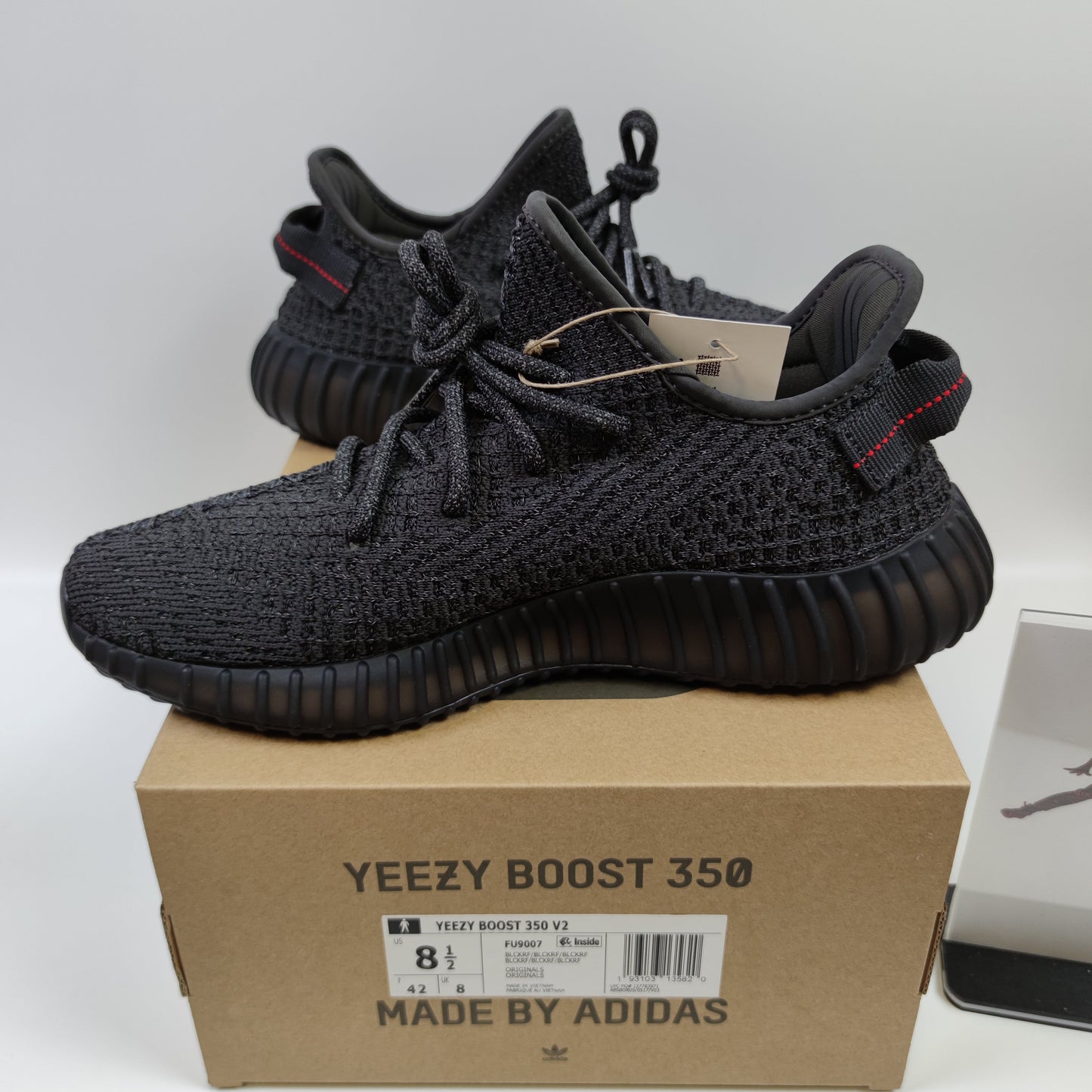 Adidas Originals Yeezy Boost 350 V2 Black FU9007 - Nike x Jordan