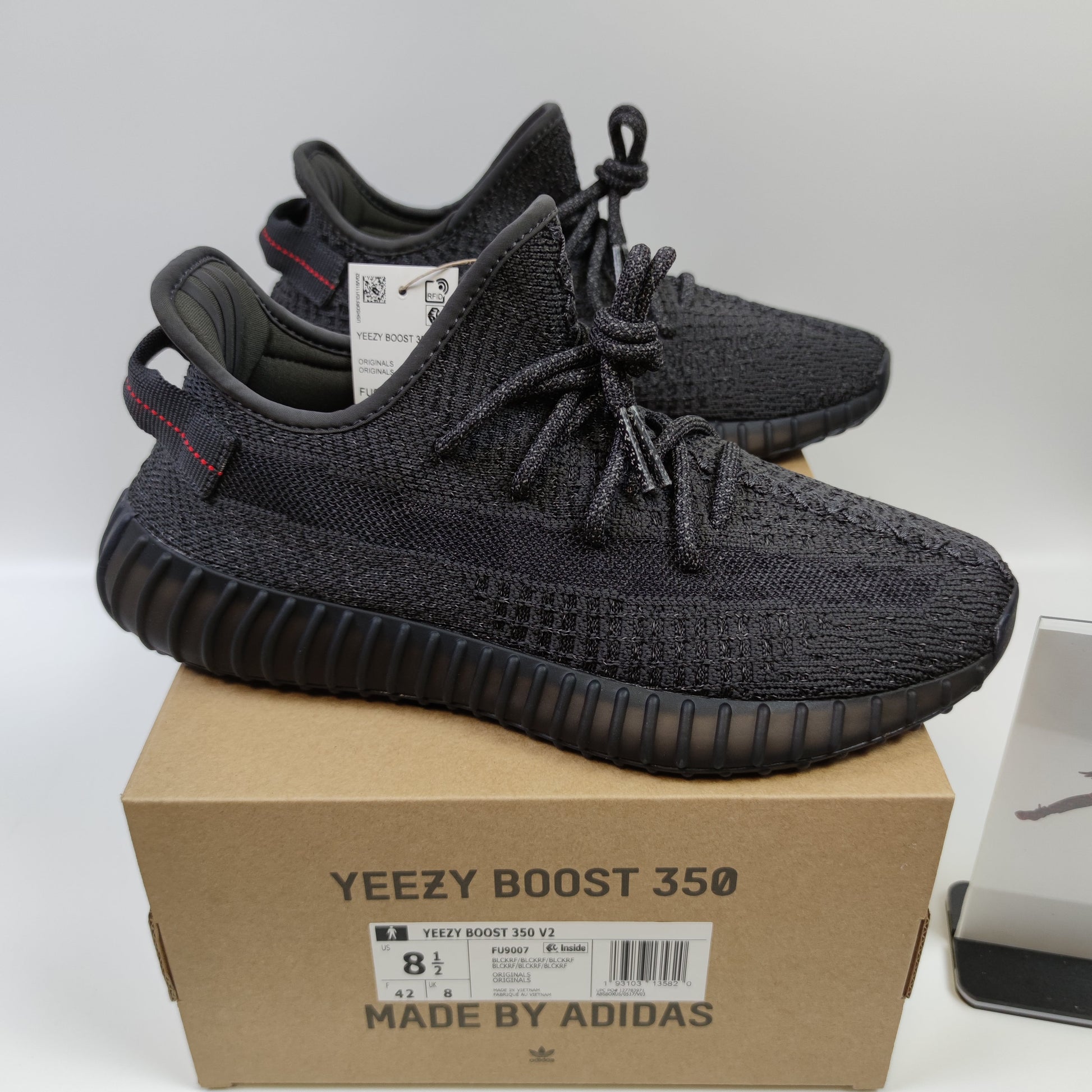 Adidas Originals Yeezy Boost 350 V2 Black FU9007 - Nike x Jordan