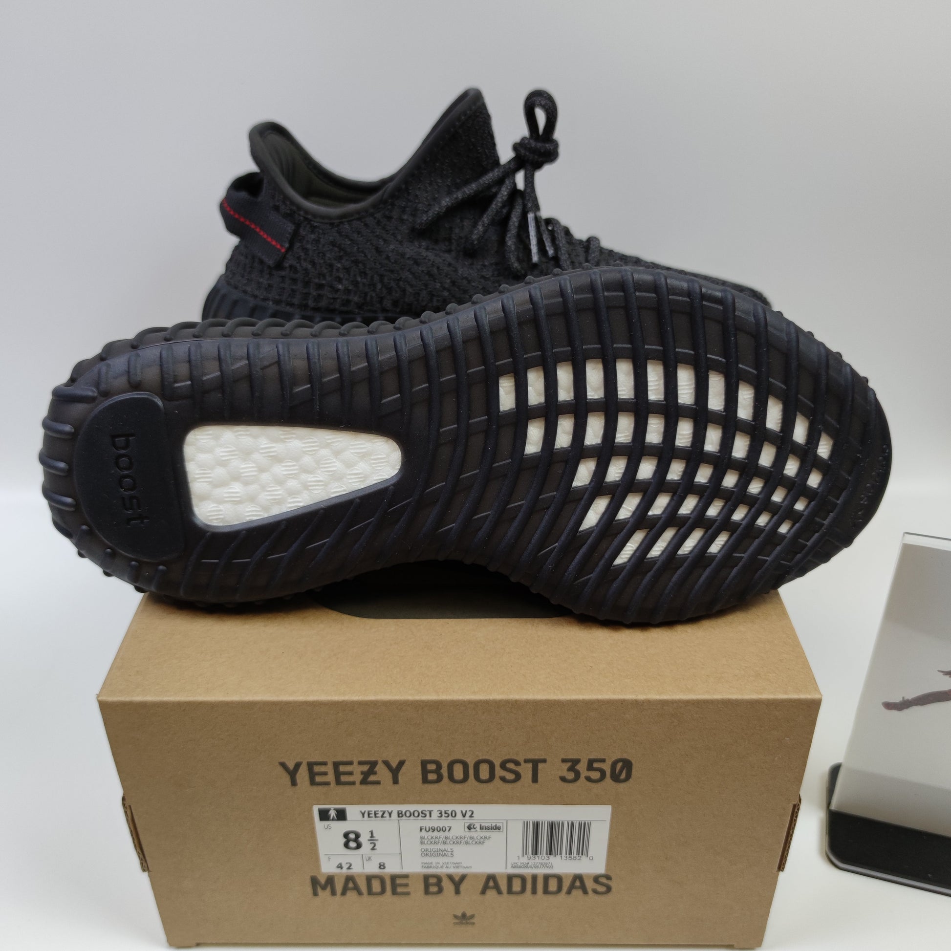 Adidas Originals Yeezy Boost 350 V2 Black FU9007 - Nike x Jordan