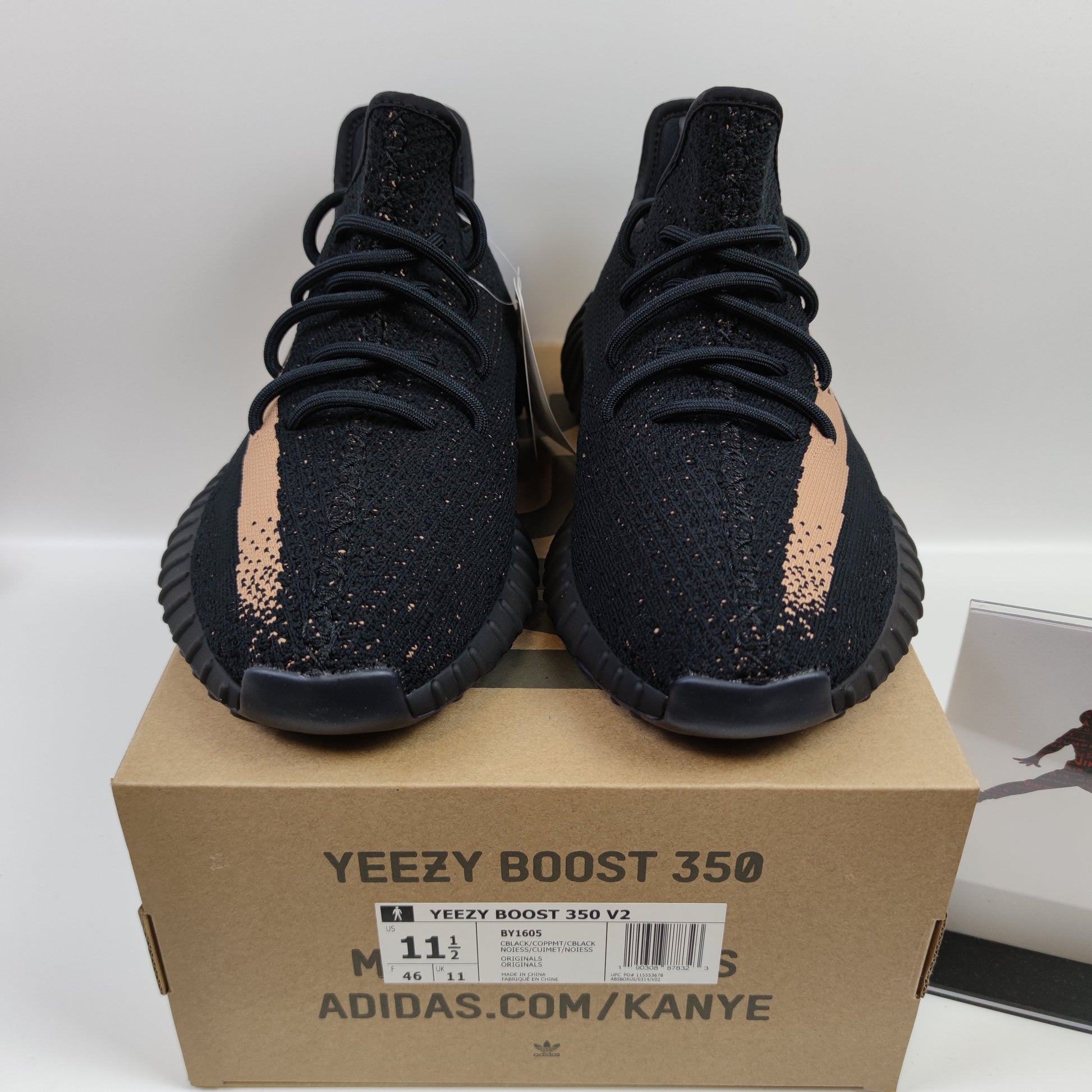 Adidas Originals Yeezy Boost 350 V2 "Core Black Copper" BY1605 - Nike x Jordan