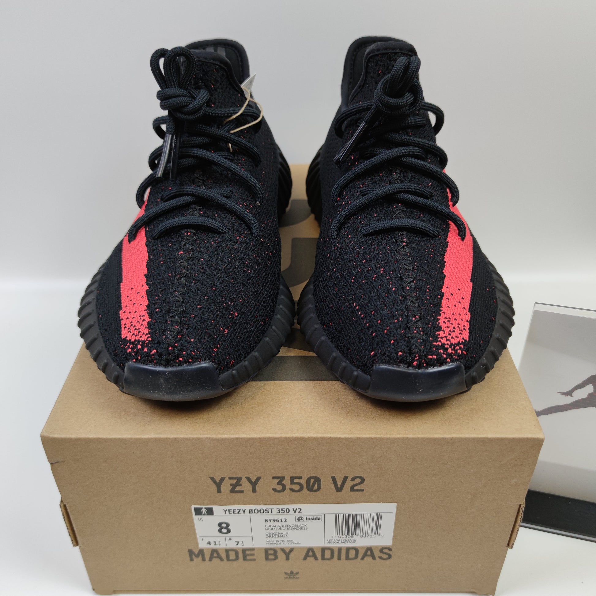 Adidas Originals Yeezy Boost 350 V2 Core Black Red BY9612-2022 - Nike x Jordan