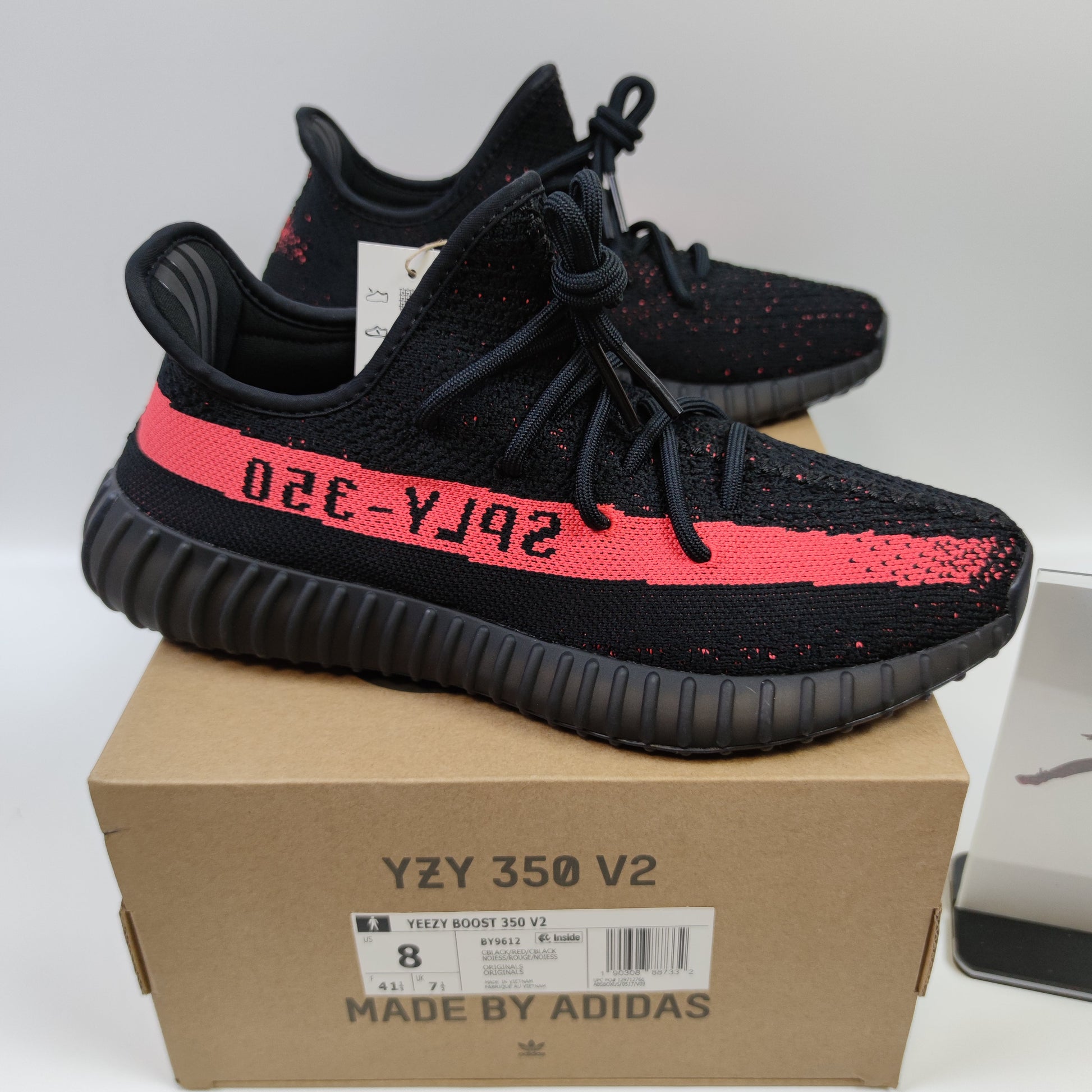 Adidas Originals Yeezy Boost 350 V2 Core Black Red BY9612-2022 - Nike x Jordan
