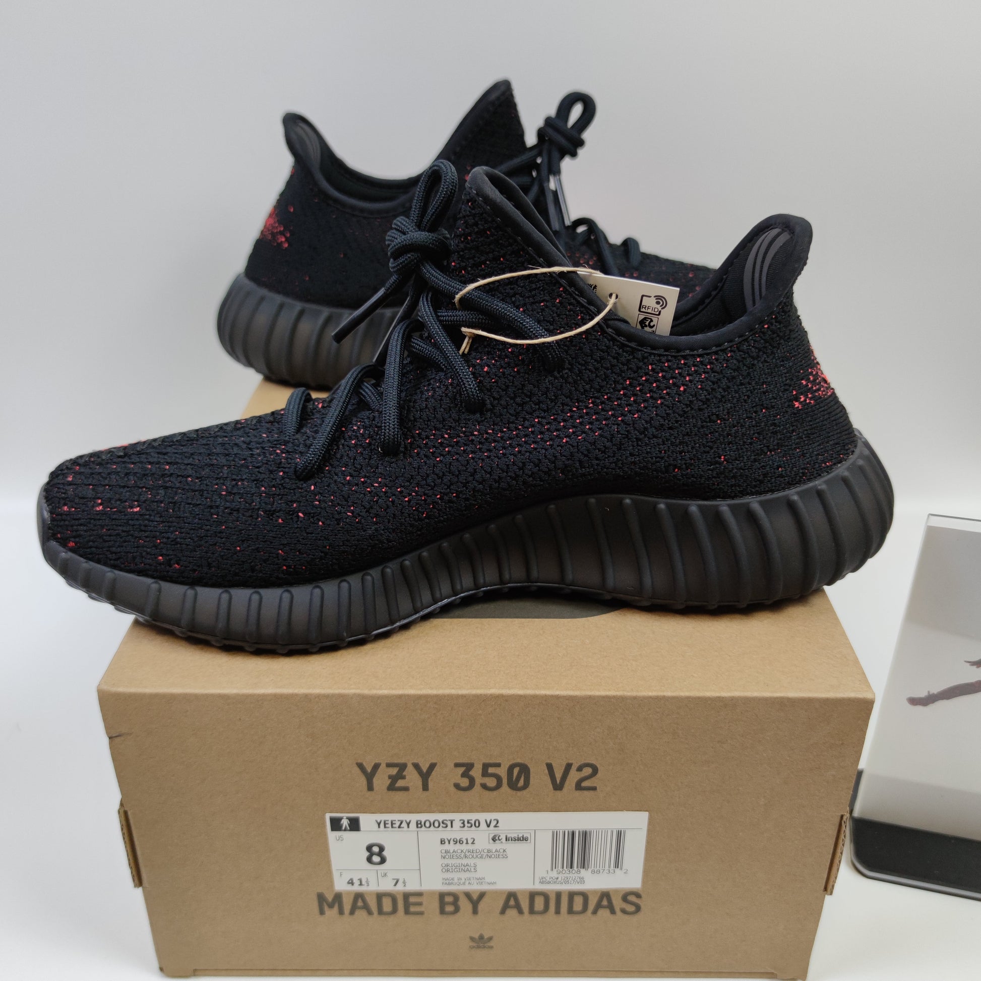 Adidas Originals Yeezy Boost 350 V2 Core Black Red BY9612-2022 - Nike x Jordan